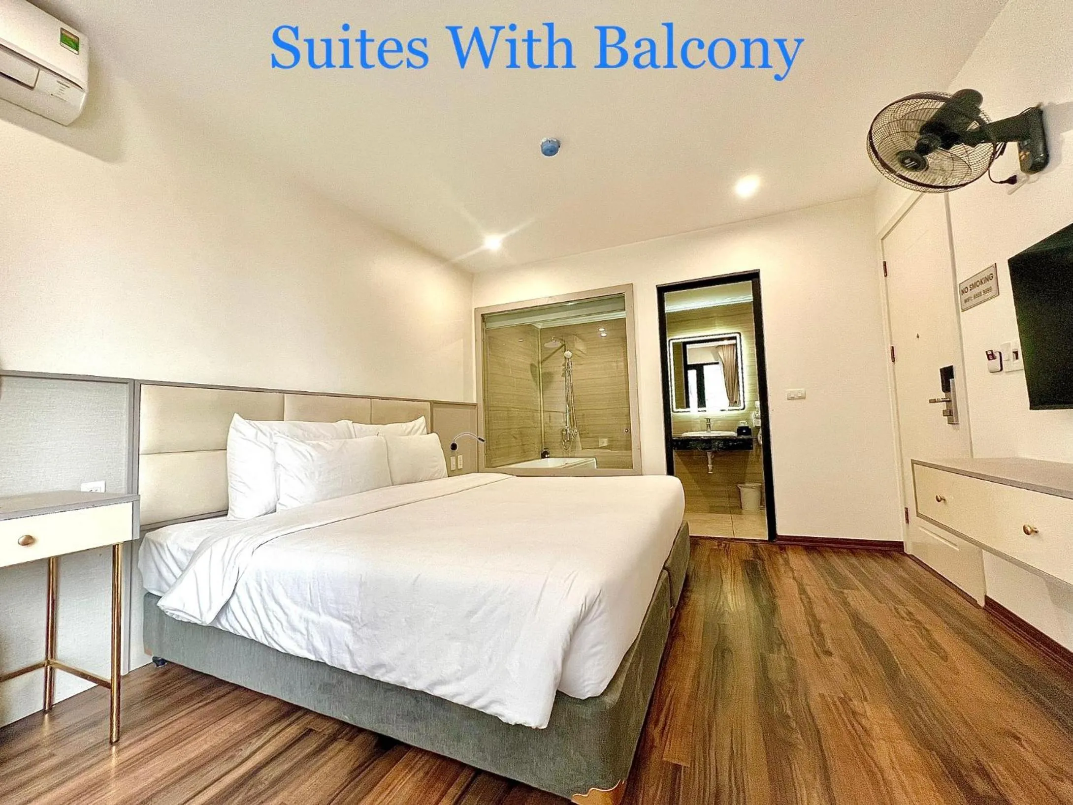 Bed in Grand Dragon Noi Bai Hotel