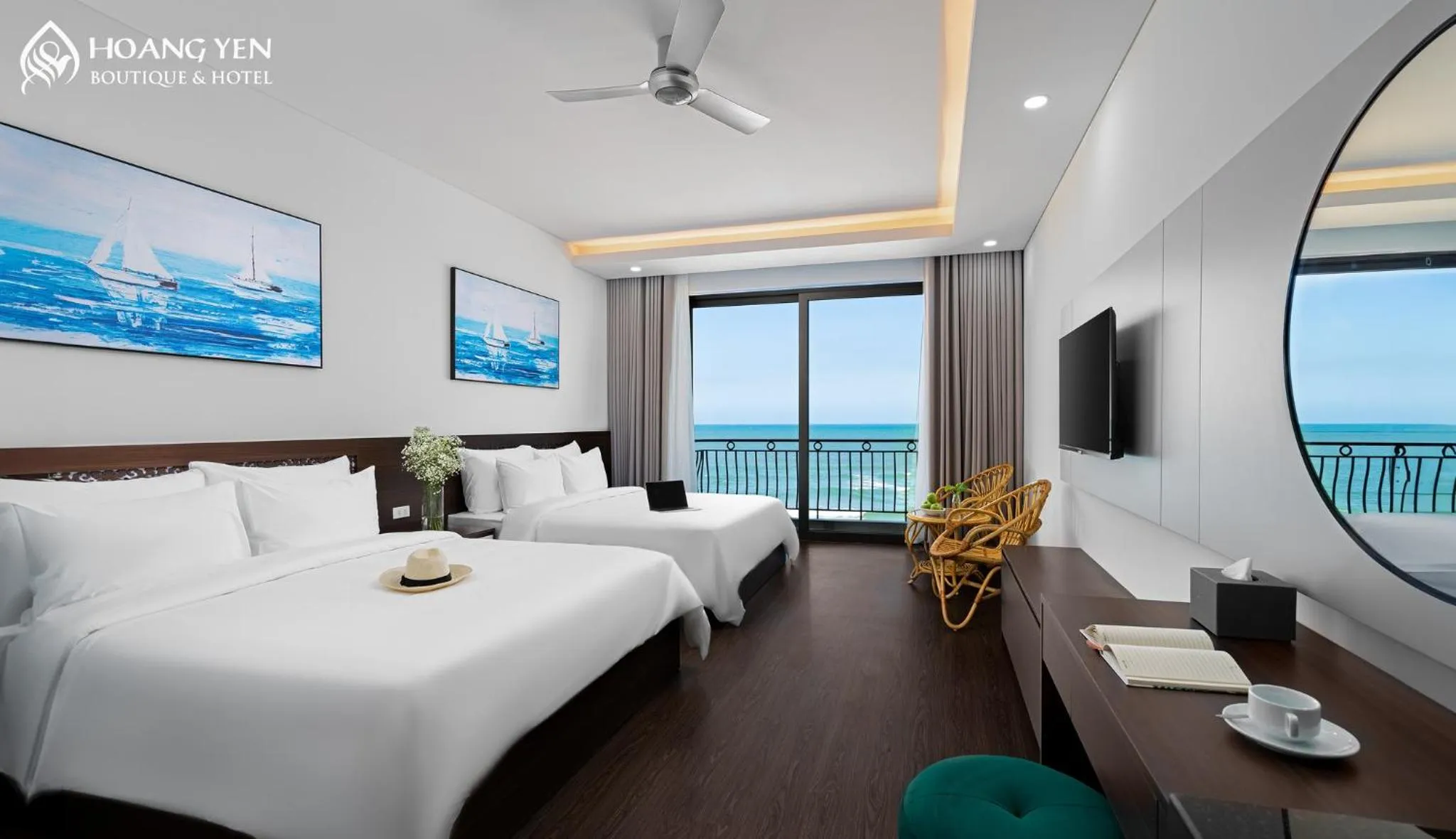 Bedroom, Bed in Hoang Yen Boutique Hotel