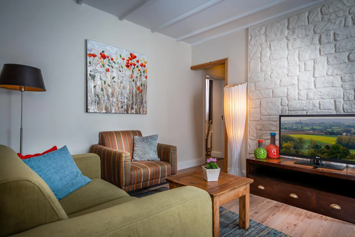 Seating area in Aparthotel Ons Epen