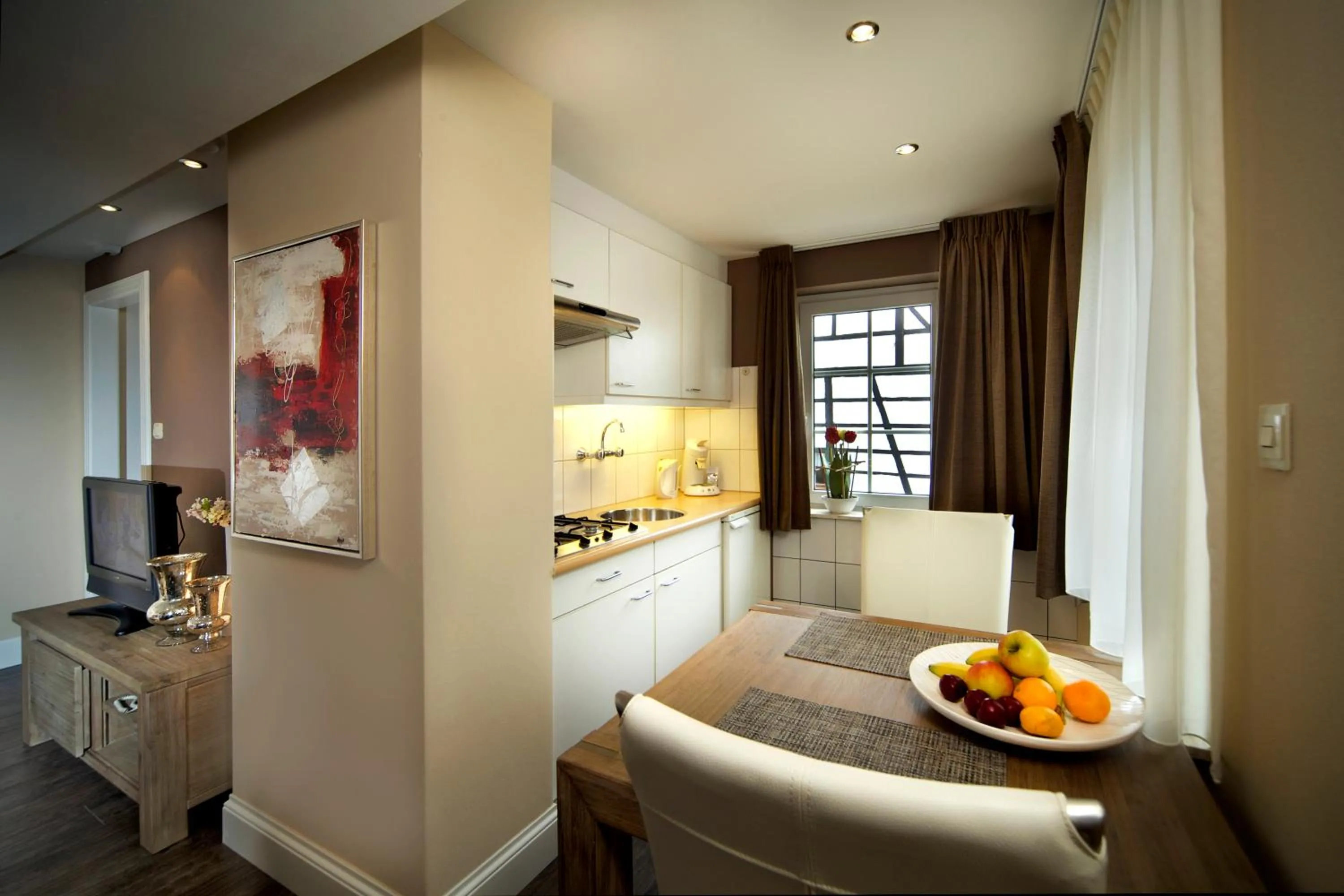 TV and multimedia in Aparthotel Ons Epen