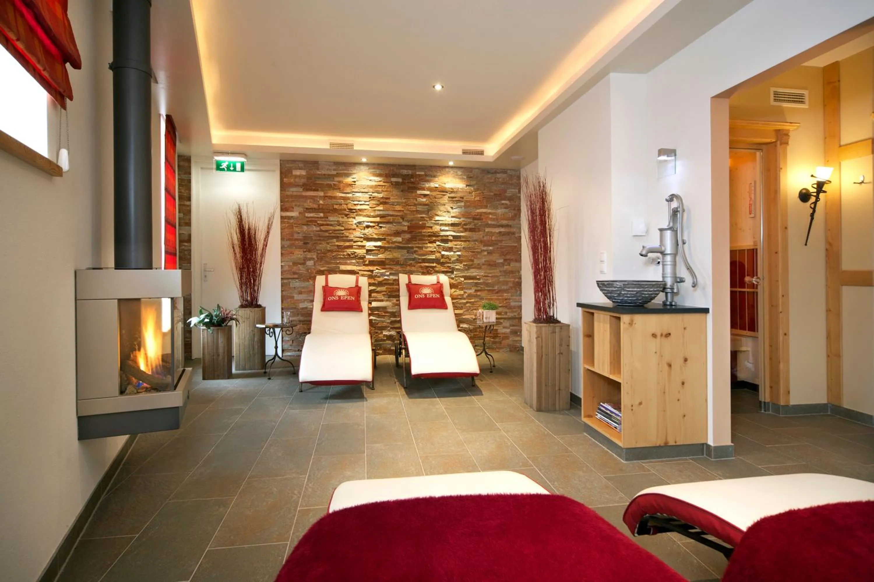 Sauna, Bed in Aparthotel Ons Epen