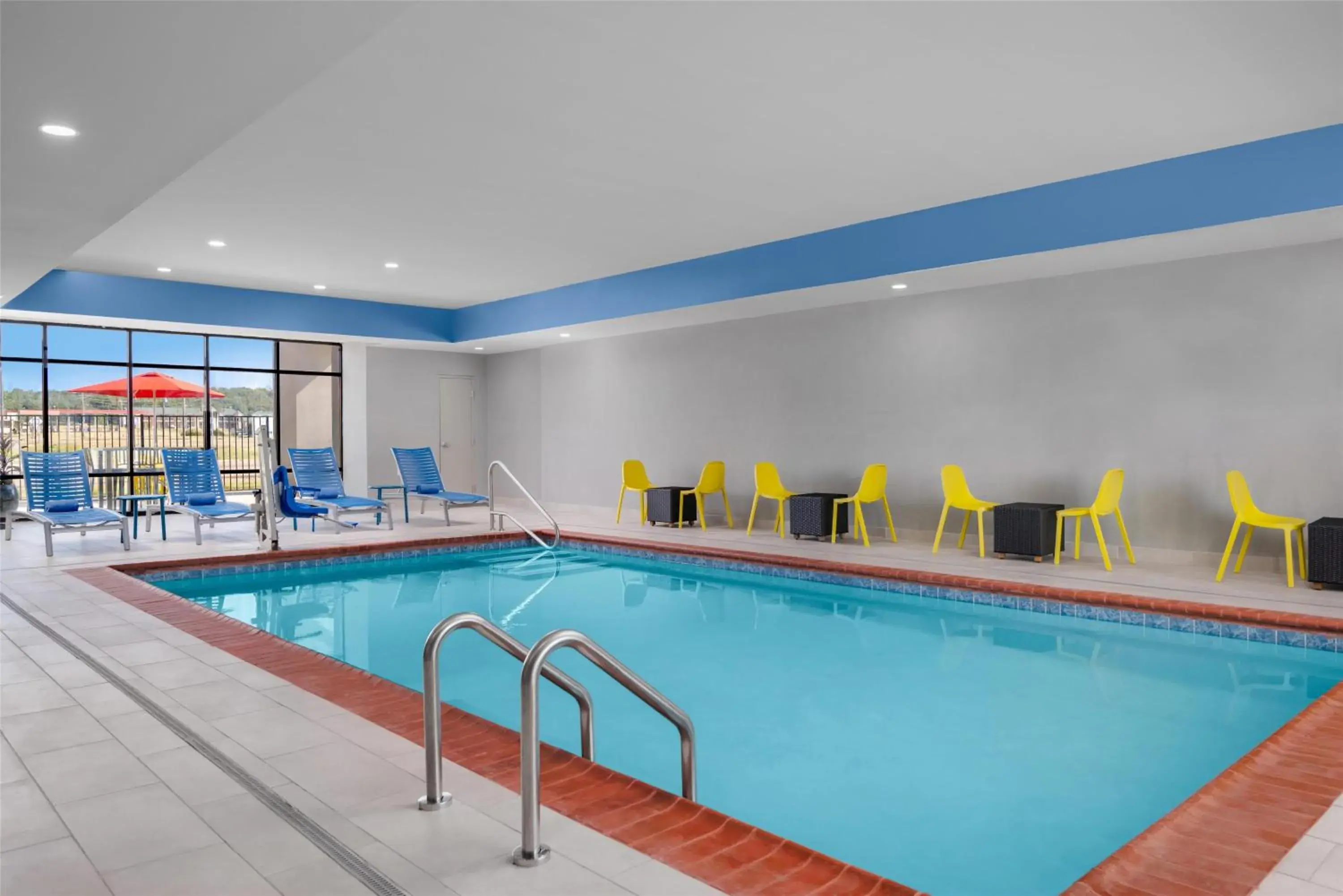 Pool view in Home2 Suites By Hilton Forrest City Pool view in Home2 Suites By Hilton Forrest City
