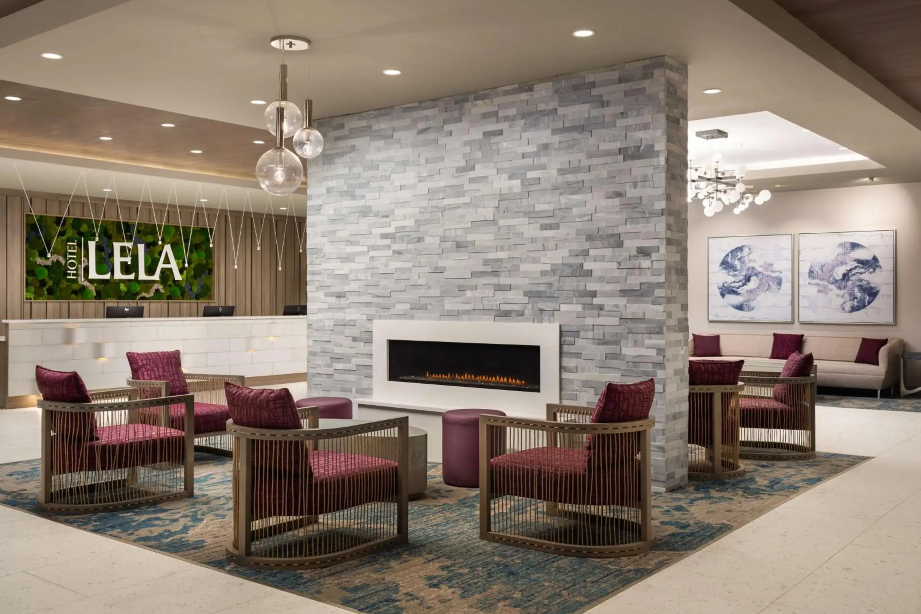 Lobby or reception in Hotel Lela Wilmington, Tapestry Collection By Hilton Lobby or reception in Hotel Lela Wilmington, Tapestry Collection By Hilton