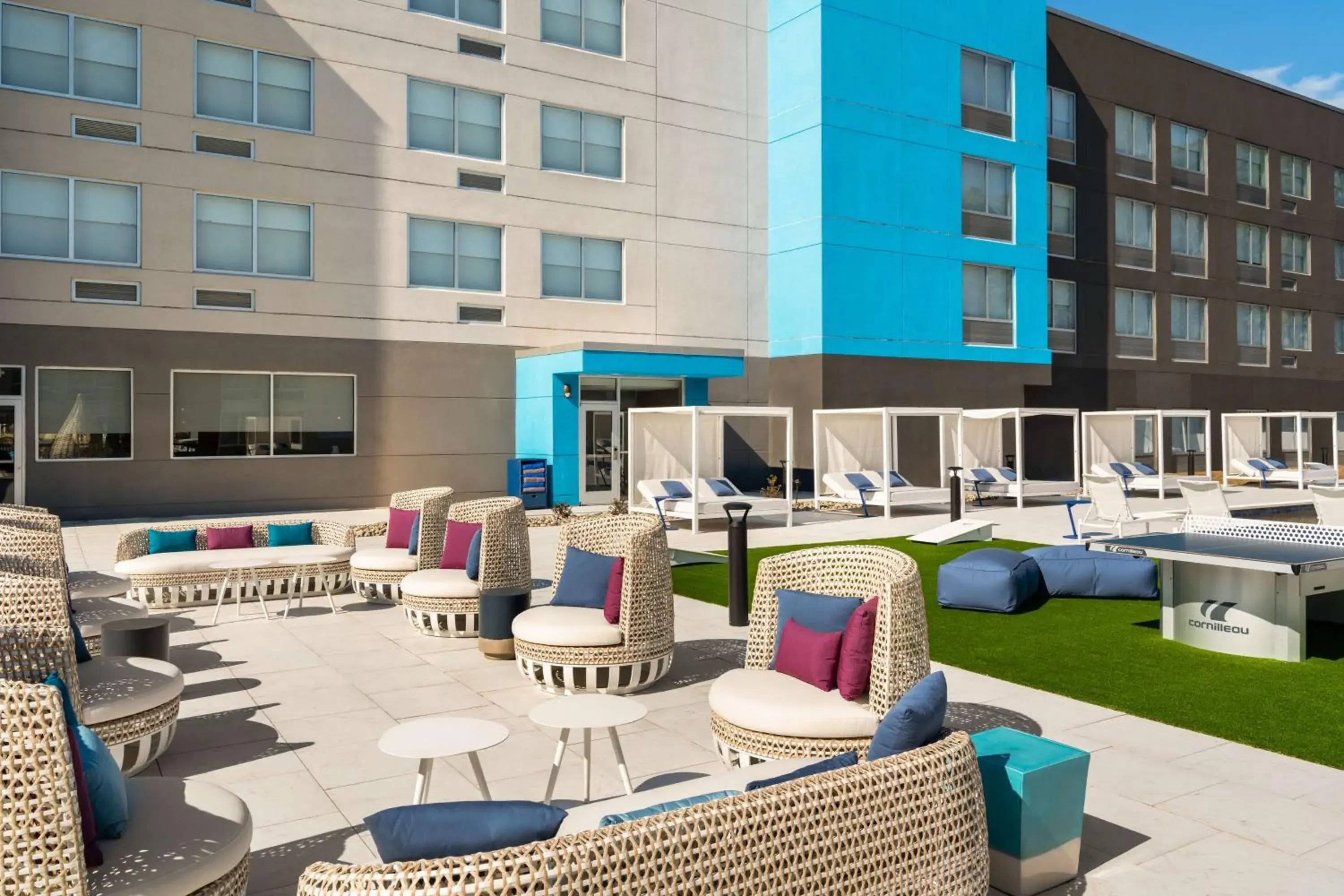 Inner courtyard view in Hotel Lela Wilmington, Tapestry Collection By Hilton Inner courtyard view in Hotel Lela Wilmington, Tapestry Collection By Hilton