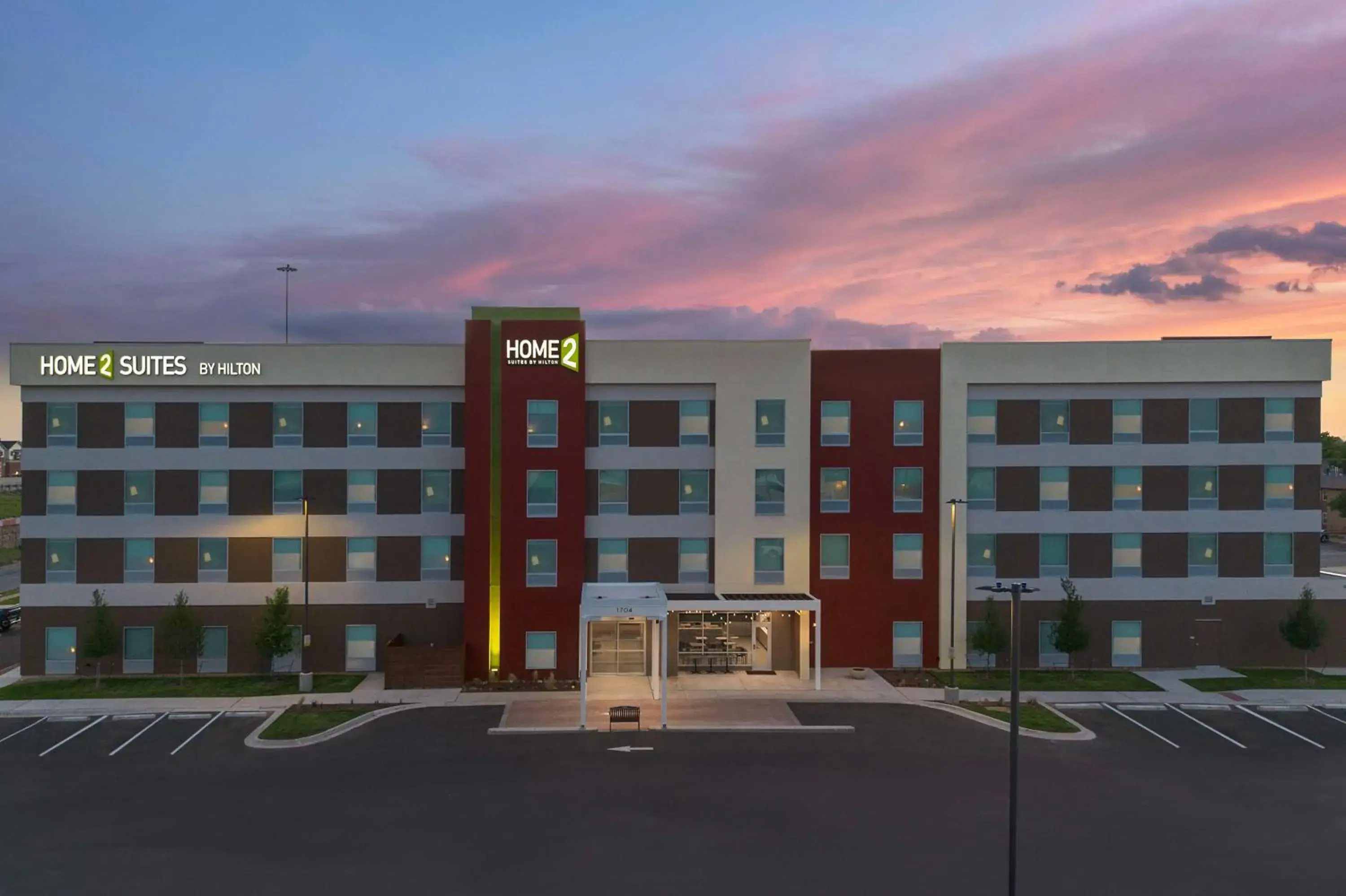 Property building in Home2 Suites By Hilton Lubbock University Property building in Home2 Suites By Hilton Lubbock University