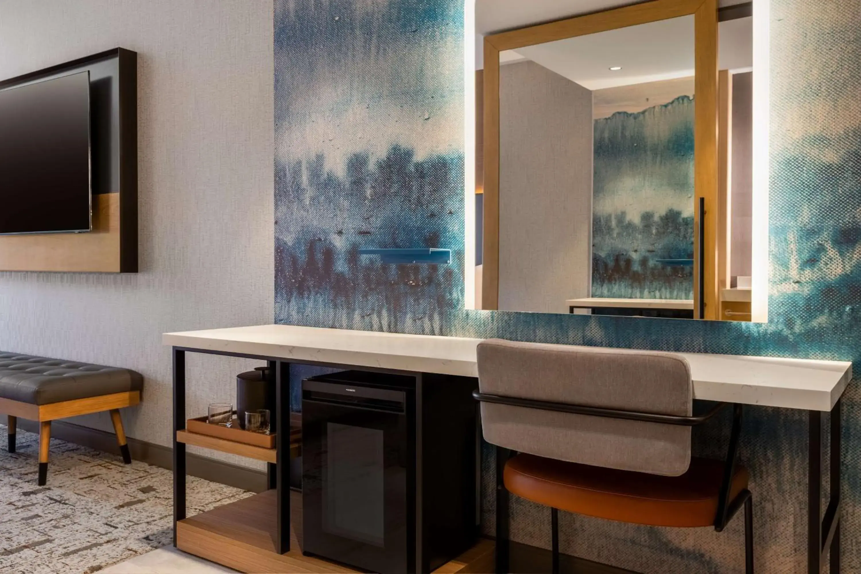 Bedroom in Tempo By Hilton Louisville Downtown Nulu Bedroom in Tempo By Hilton Louisville Downtown Nulu