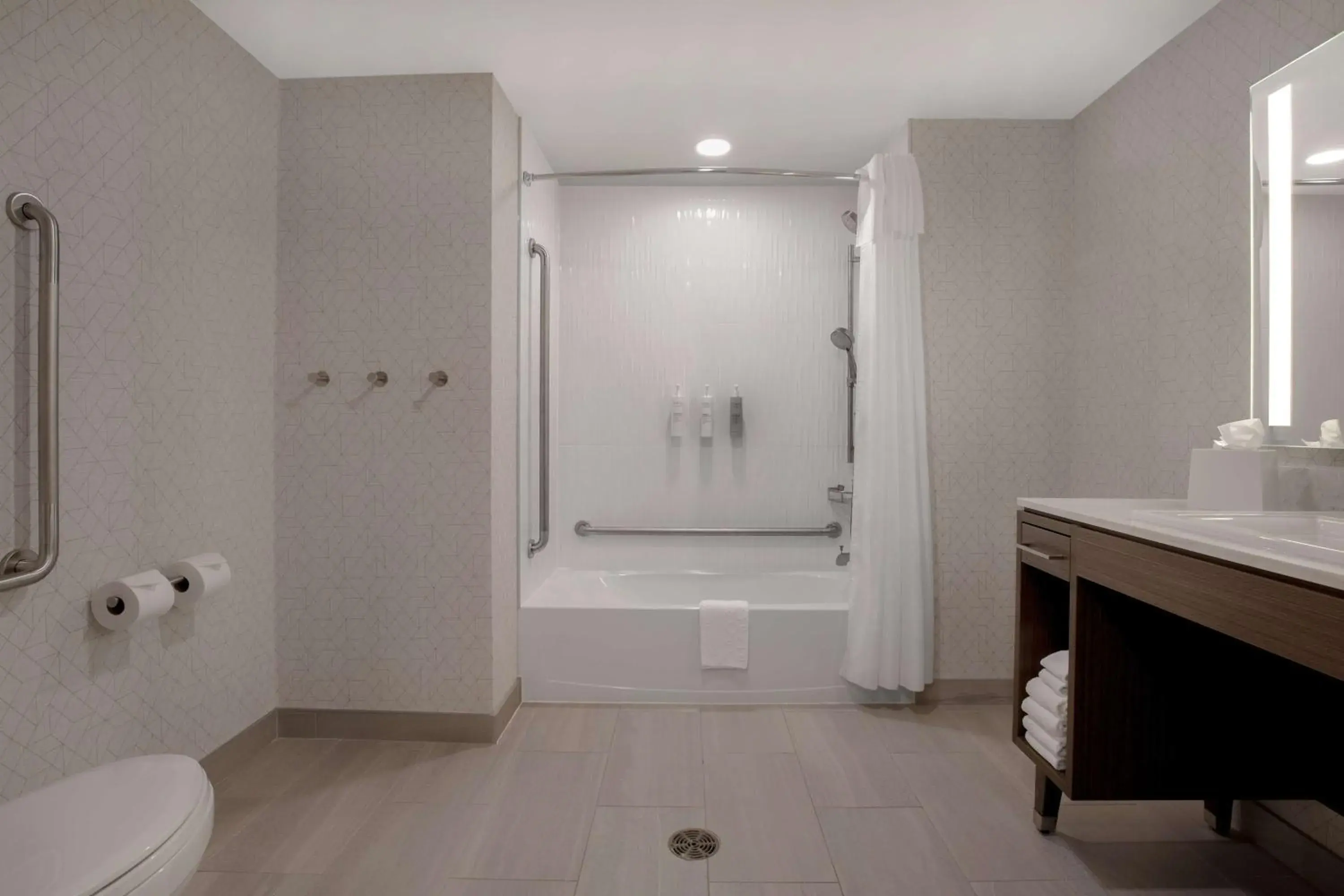 Bathroom in Home2 Suites By Hilton Thunder Bay Bathroom in Home2 Suites By Hilton Thunder Bay