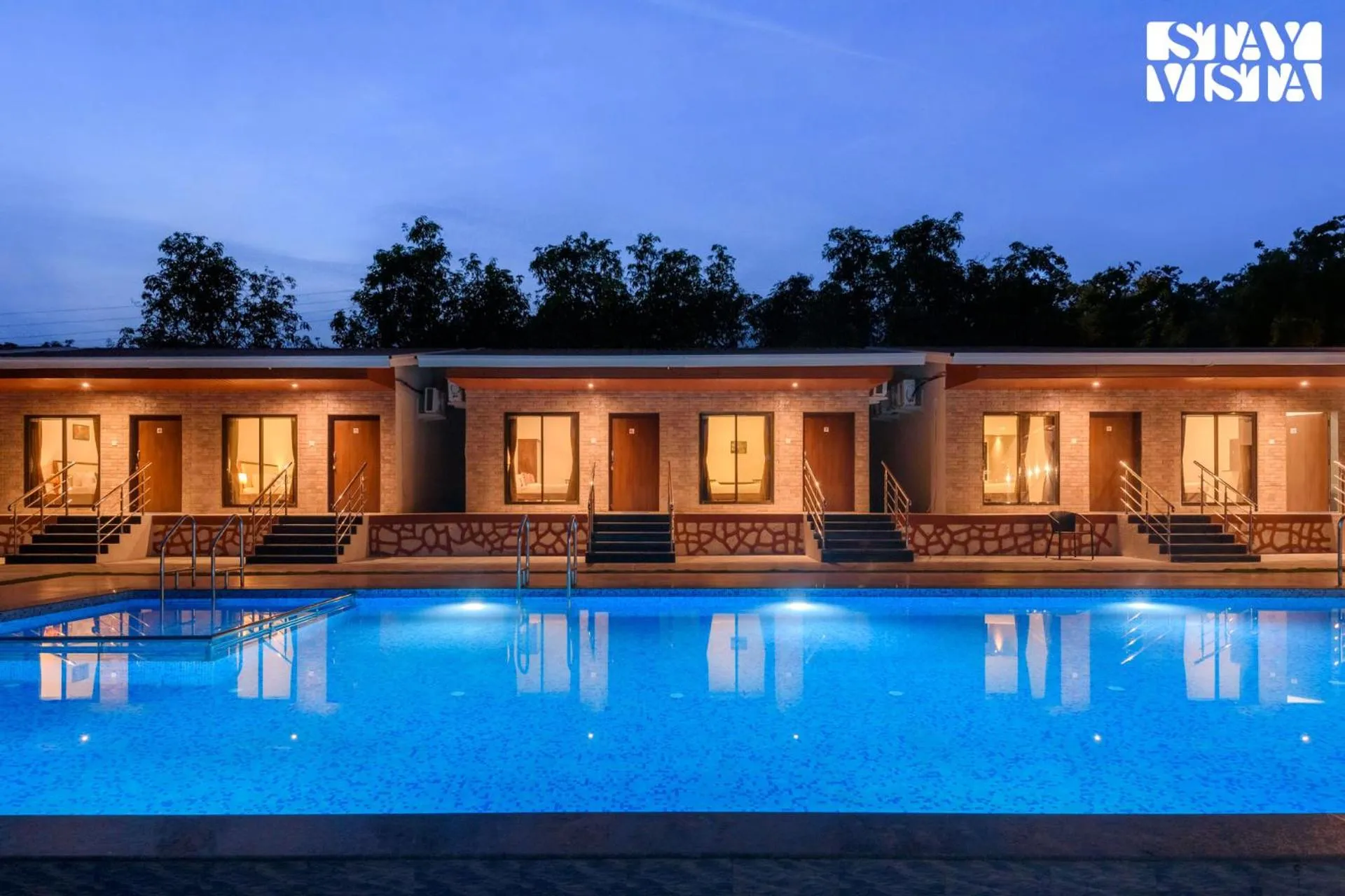 Property building in Mango Splash by VEO - Part of StayVista