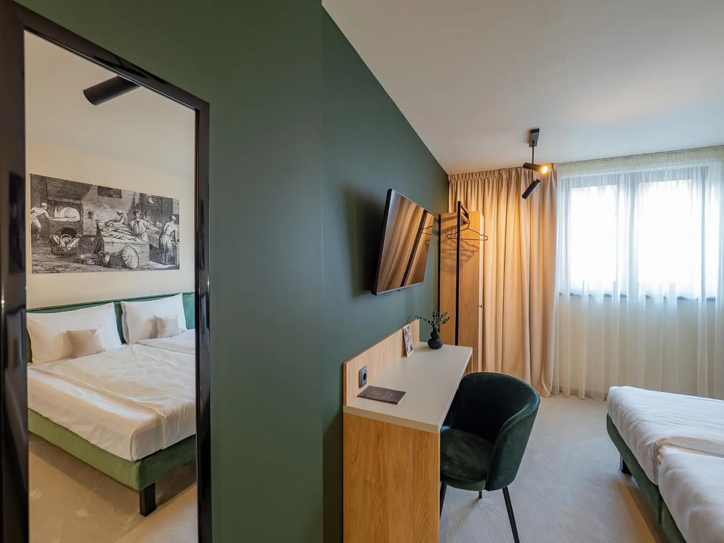 Bed in Craft Inn - Boutique Hotel Bed in Craft Inn - Boutique Hotel