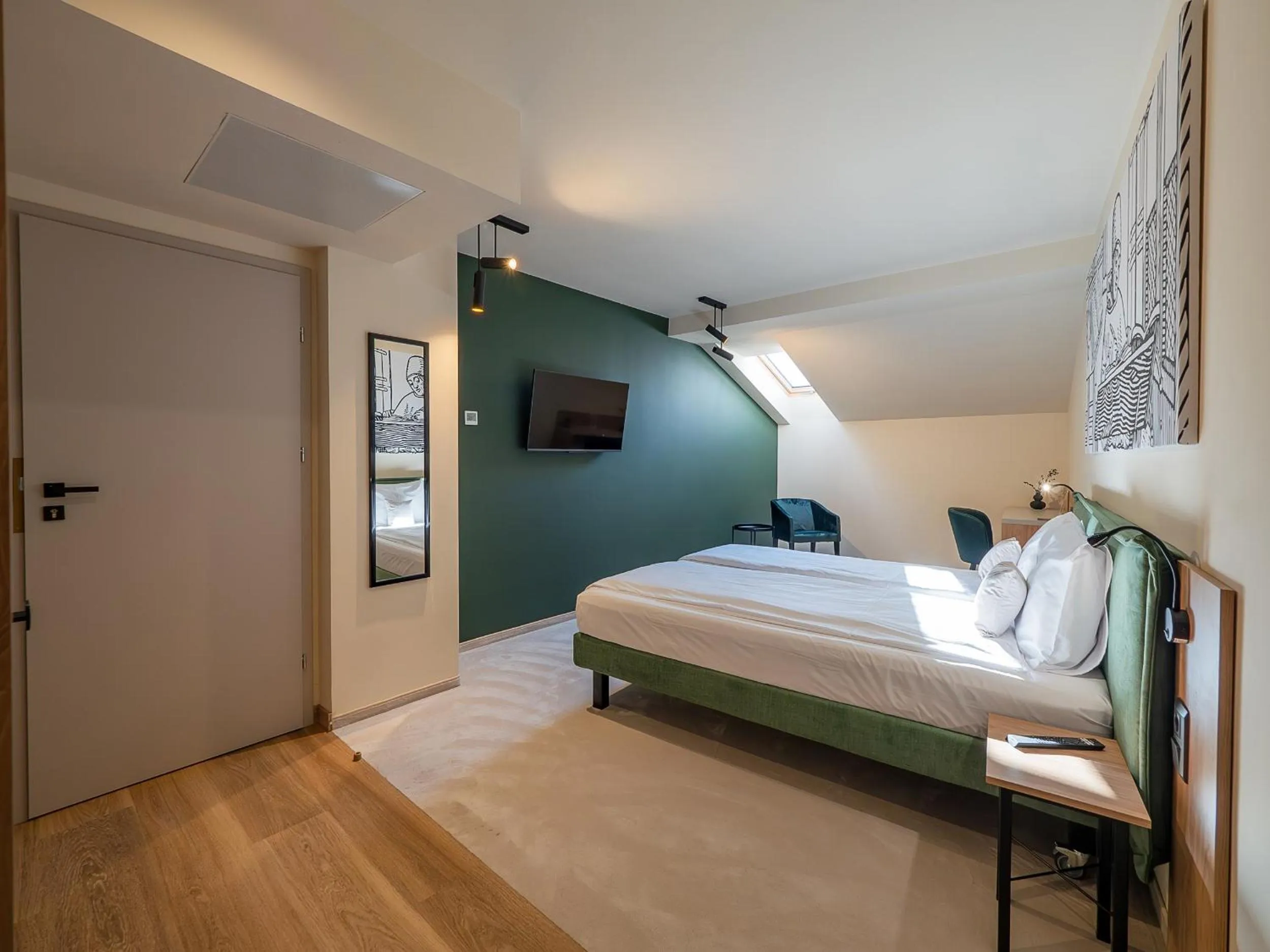 Bed in Craft Inn - Boutique Hotel