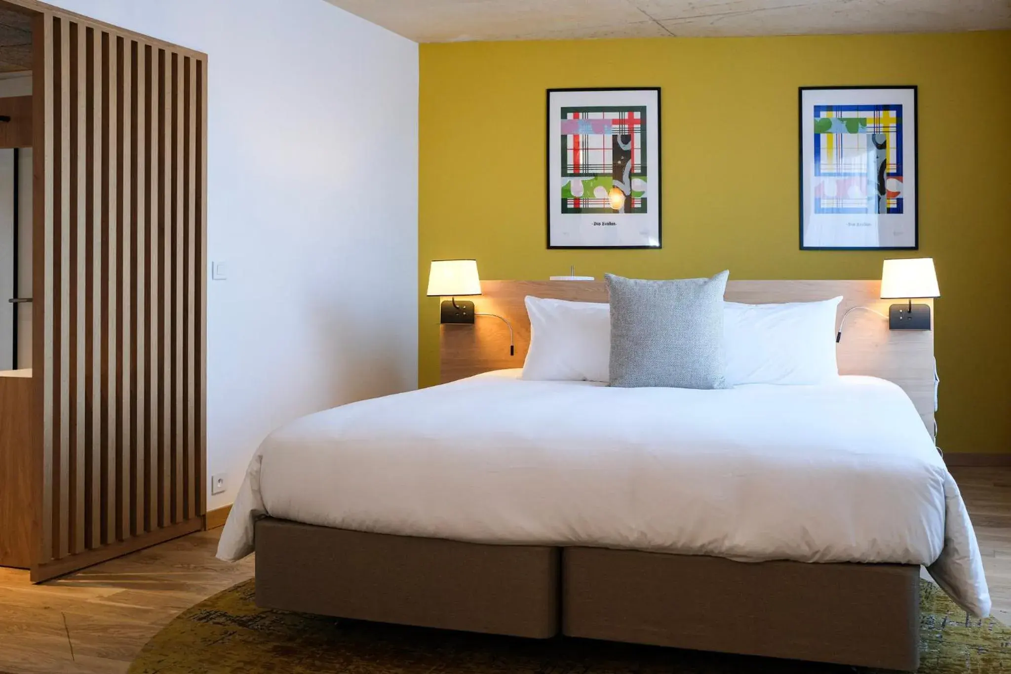 Super Premium King Room with Sofa Bed and Garden View in voco Beaune , Cité des Vins by IHG Super Premium King Room with Sofa Bed and Garden View in voco Beaune , Cité des Vins by IHG