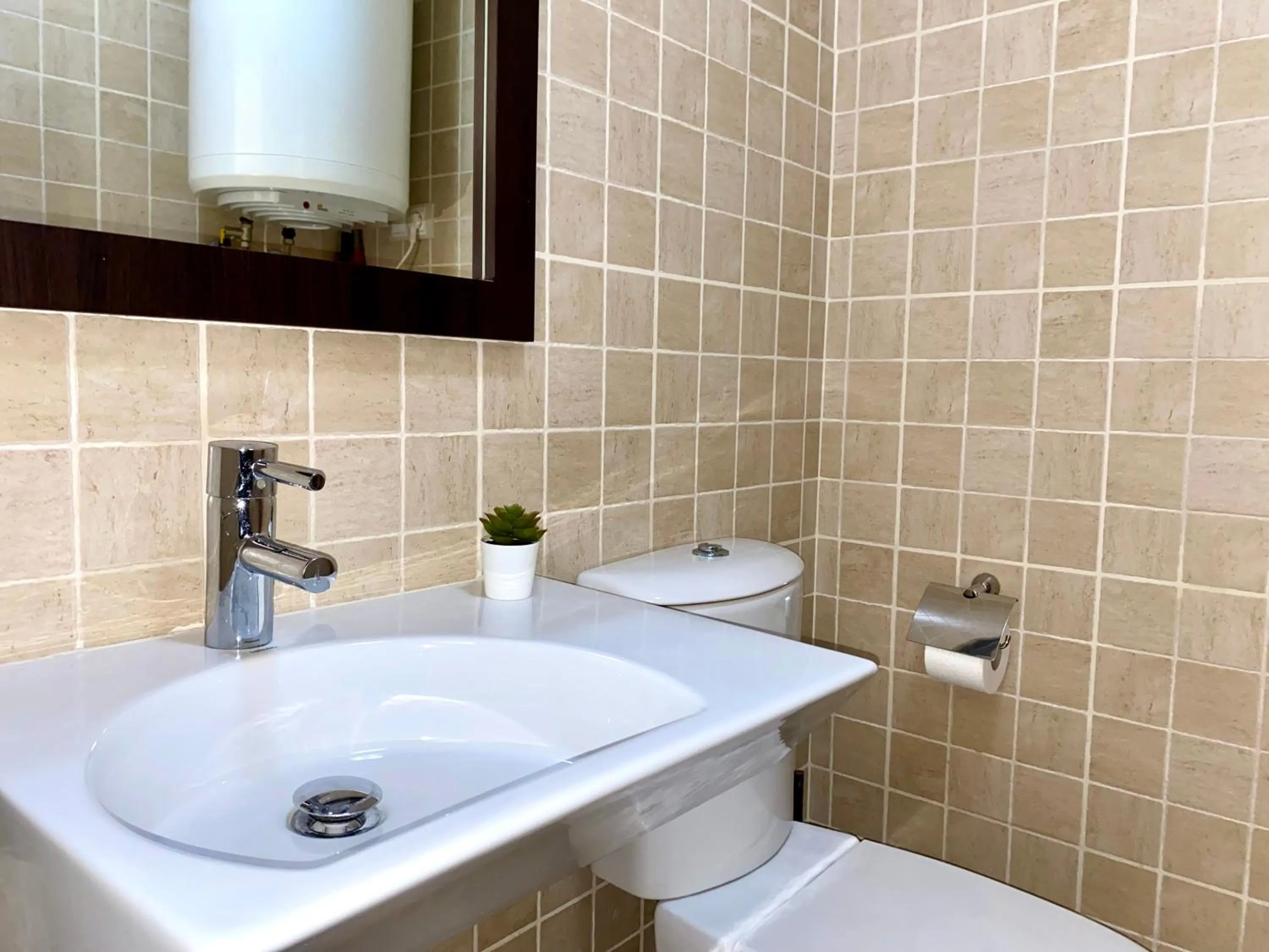 Bathroom in Apartamentos Carlton VyB