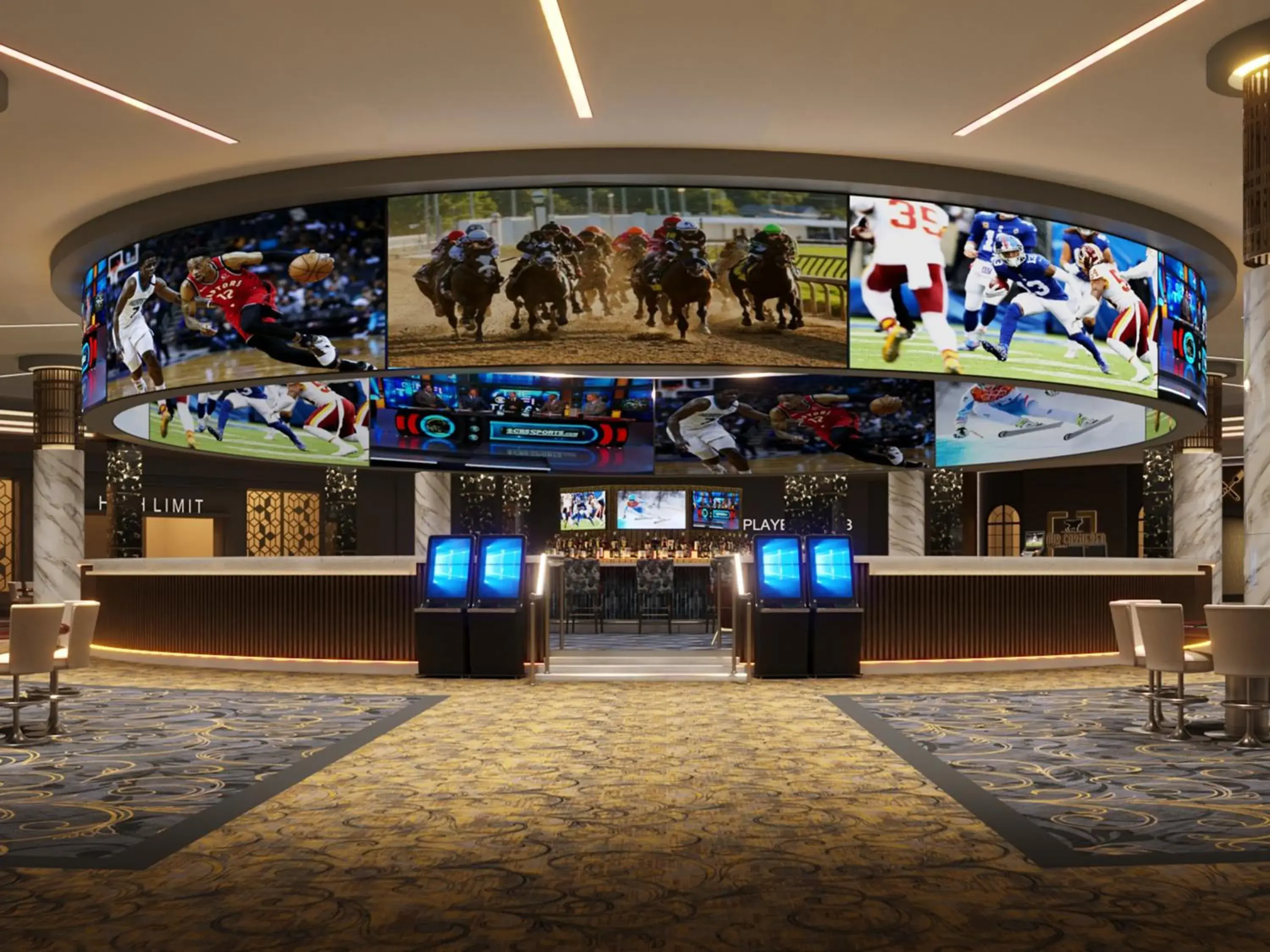 Lounge or bar in Terre Haute Casino Resort Lounge or bar in Terre Haute Casino Resort