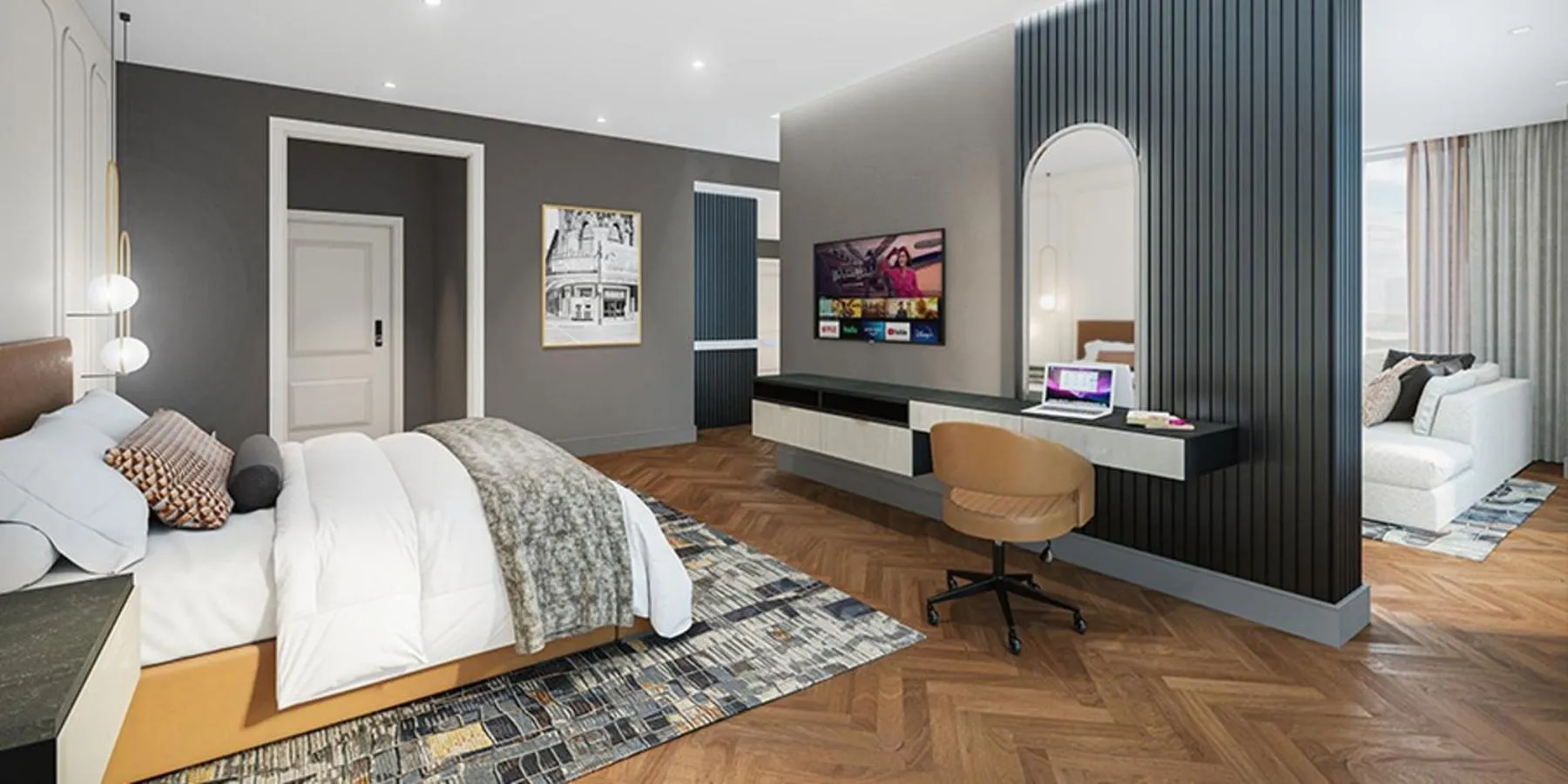 Bed in Terre Haute Casino Resort