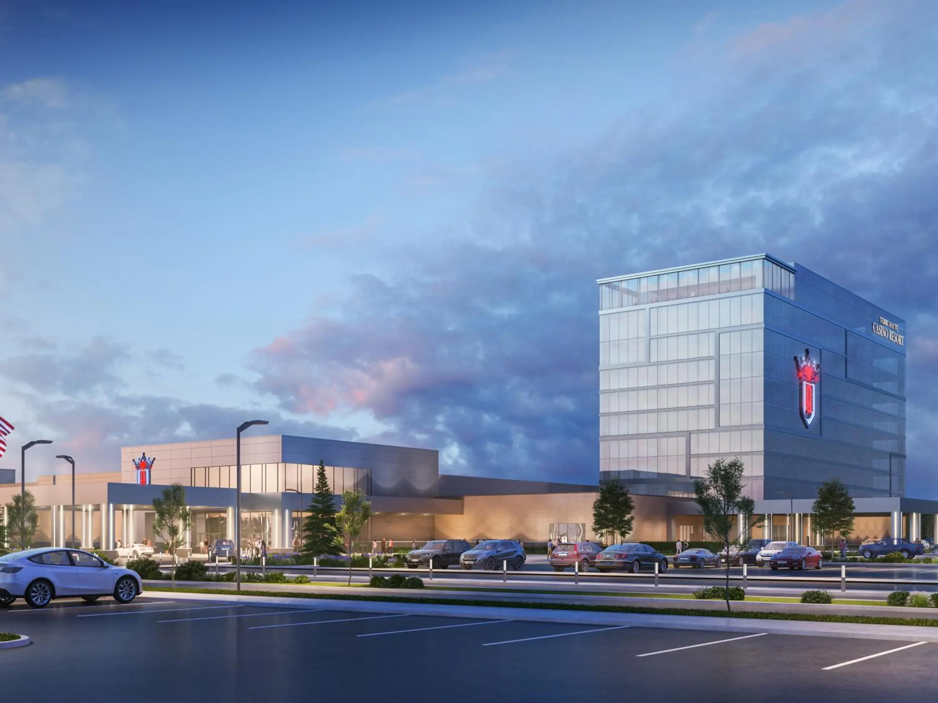 Property building in Terre Haute Casino Resort Property building in Terre Haute Casino Resort