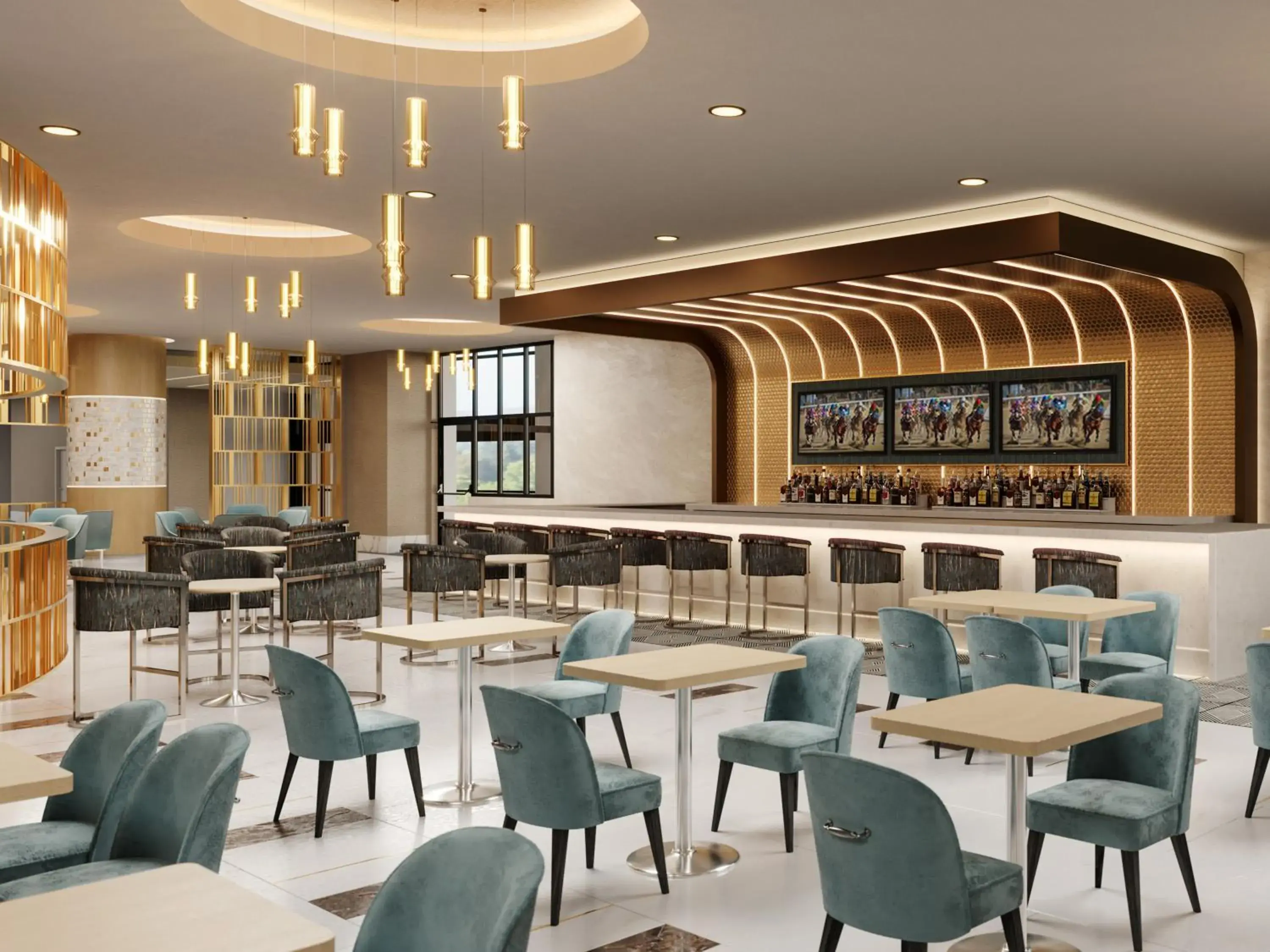 Lobby or reception in Terre Haute Casino Resort Lobby or reception in Terre Haute Casino Resort