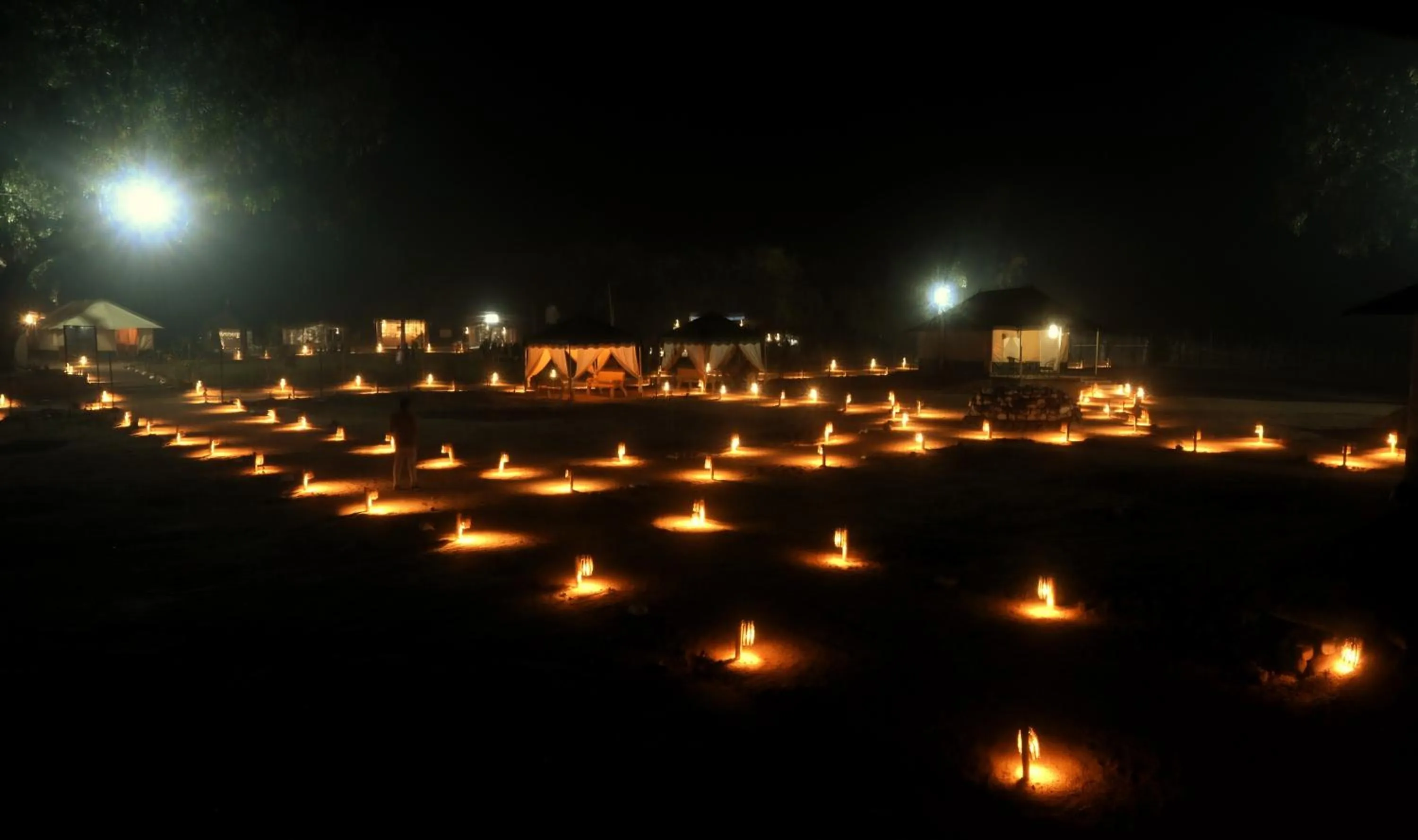Night in Bundeli Camps and Resorts, Panna