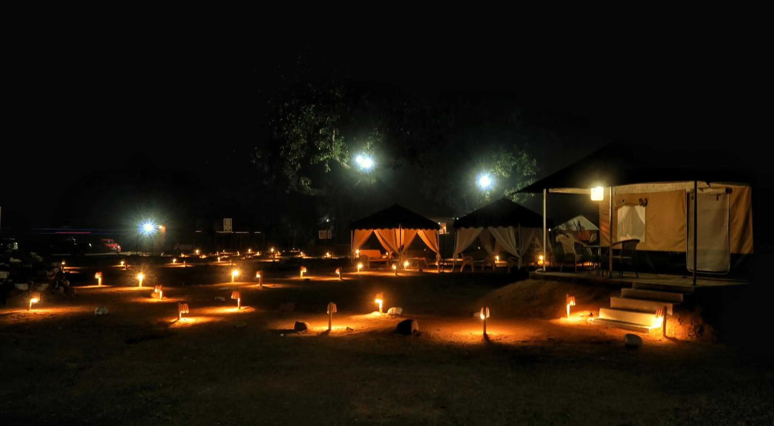 Night in Bundeli Camps and Resorts, Panna