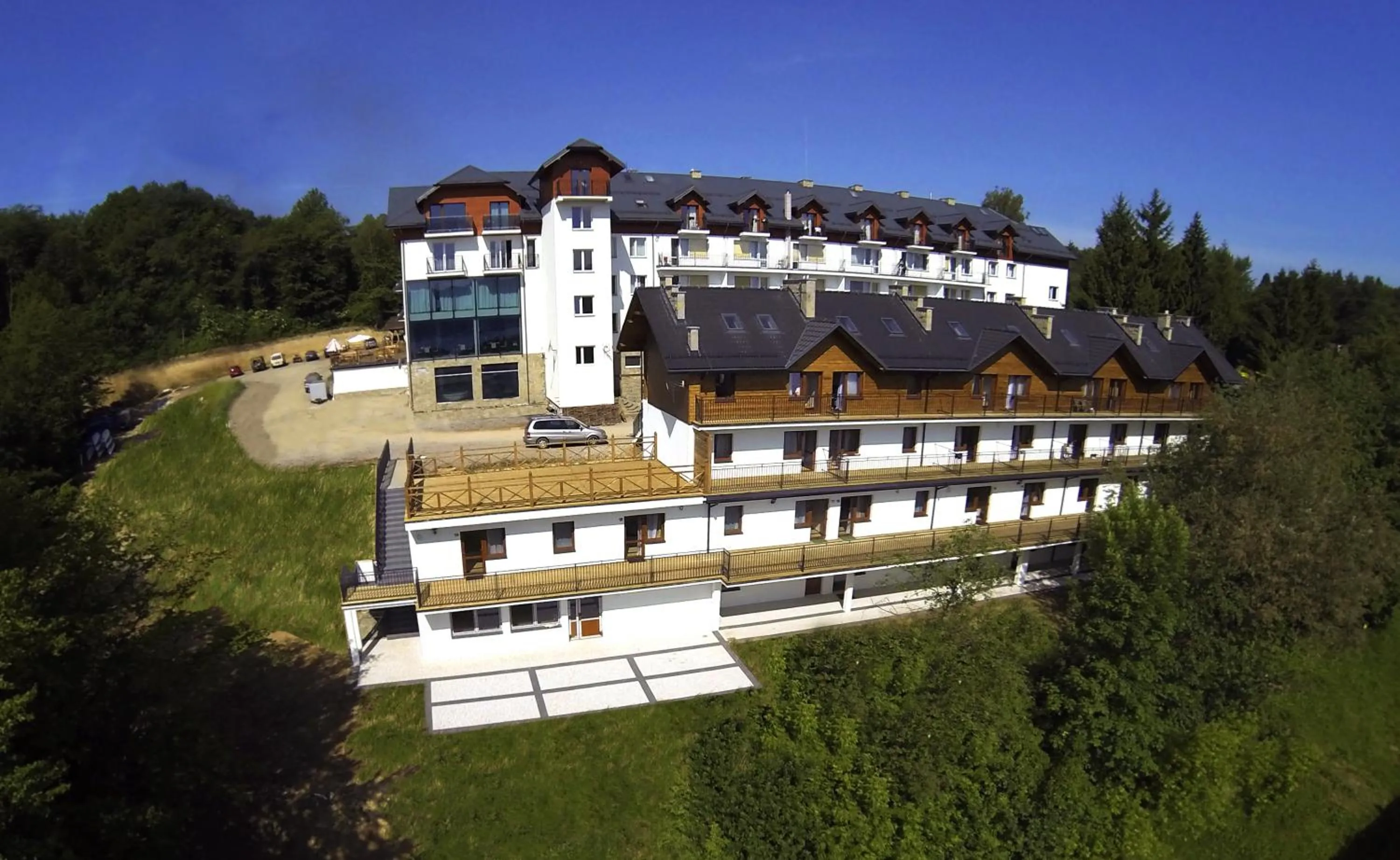 Area and facilities in Dom na Skale - Apartamenty w Bieszczadach nad Soliną