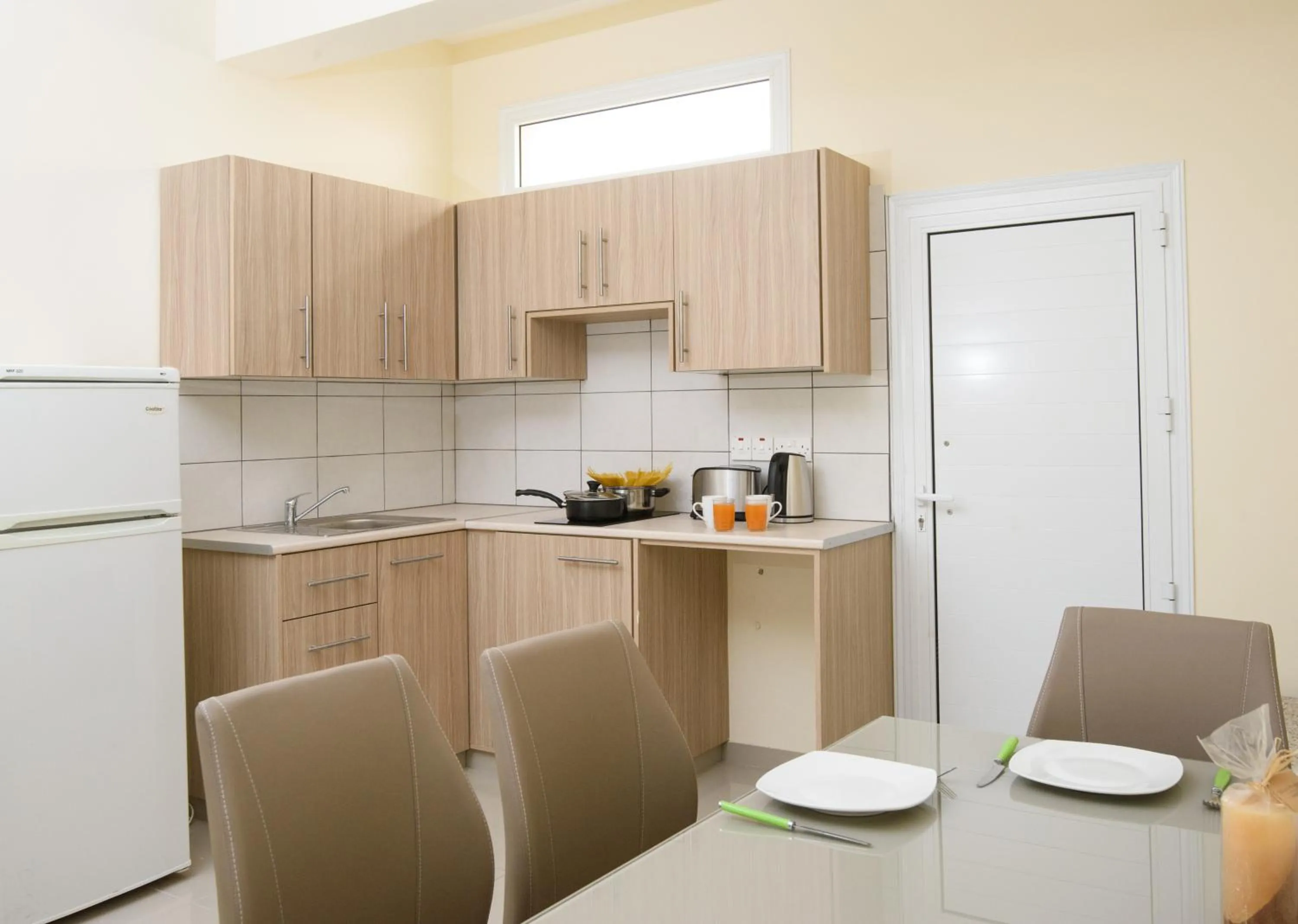 Kitchen or kitchenette in Paul Marie Hotel Apartments