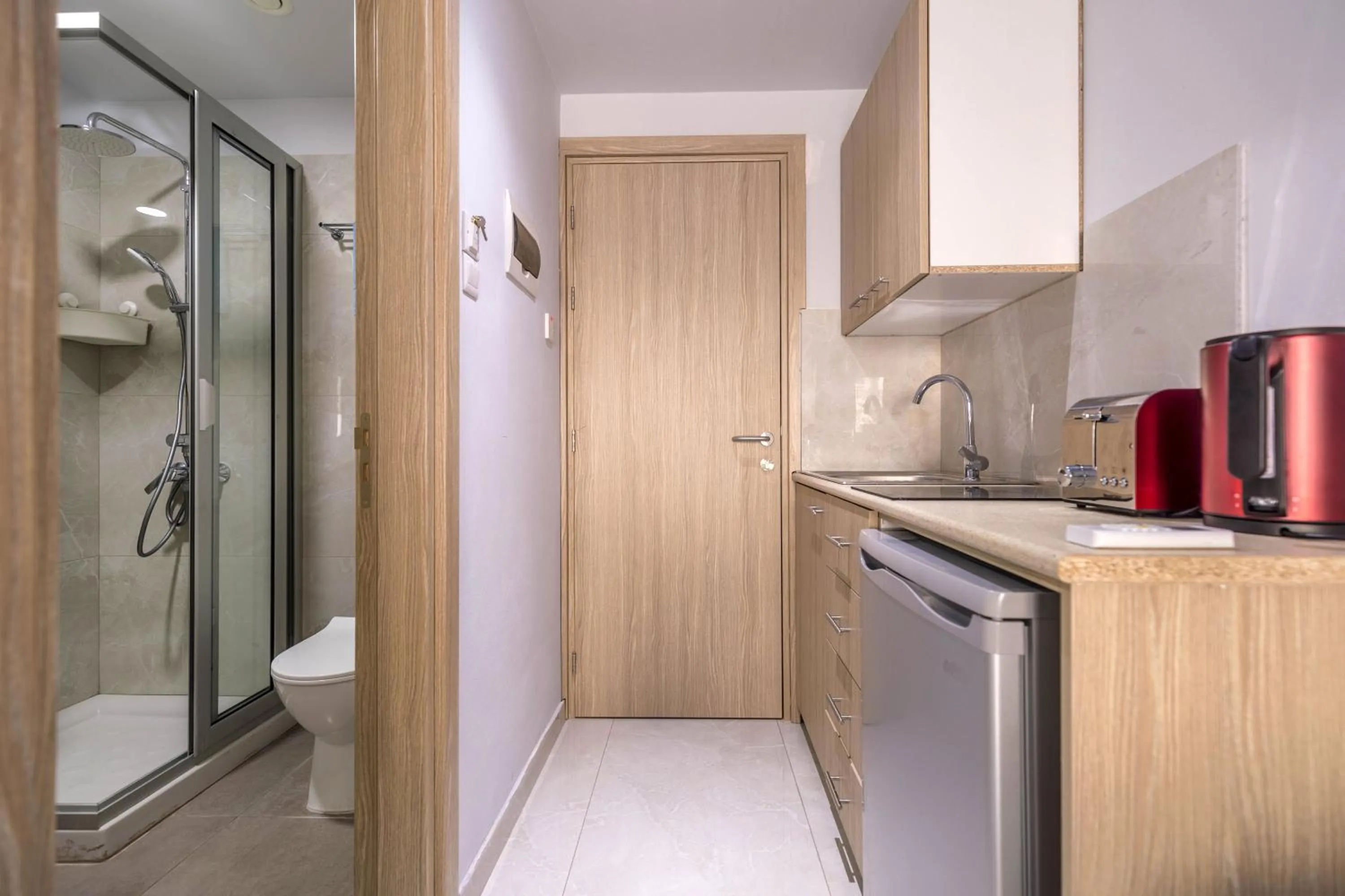 Kitchen or kitchenette in Paul Marie Hotel Apartments