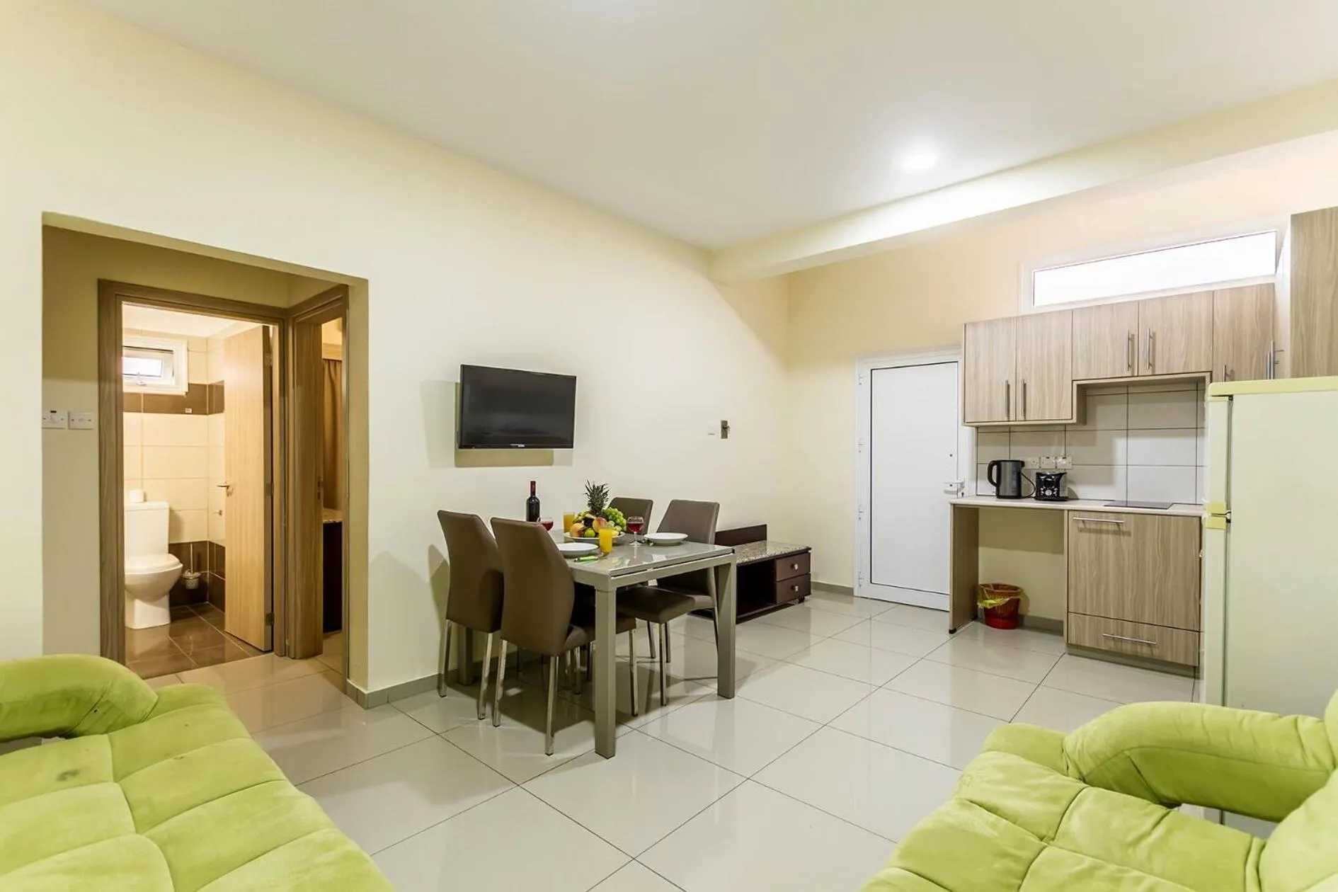 Kitchen or kitchenette in Paul Marie Hotel Apartments