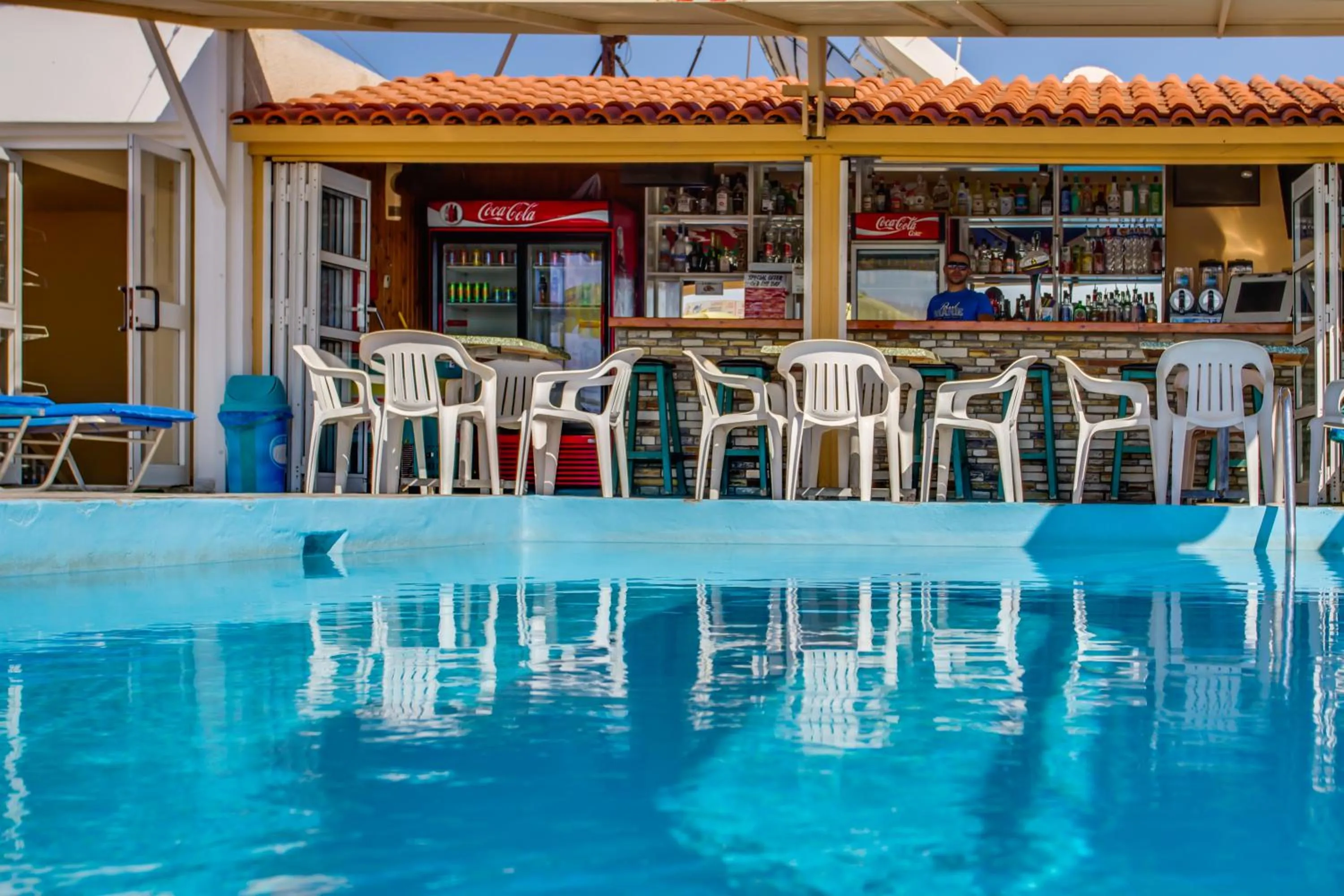 Swimming pool in Paul Marie Hotel Apartments