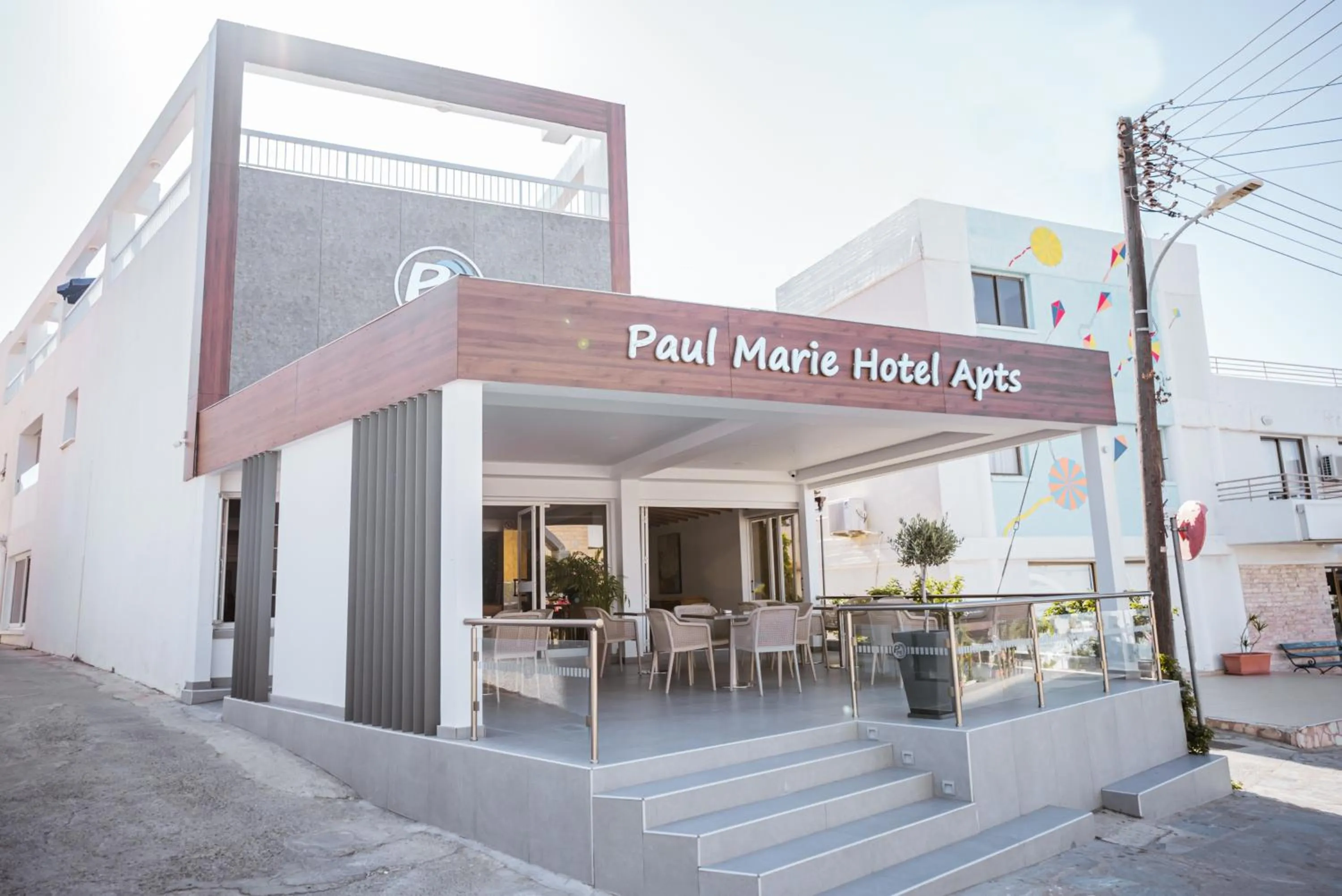 Facade/entrance in Paul Marie Hotel Apartments
