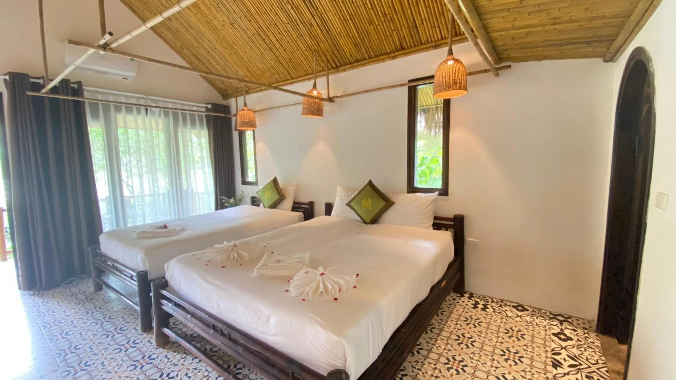 Bed in Ninh Binh Retreat