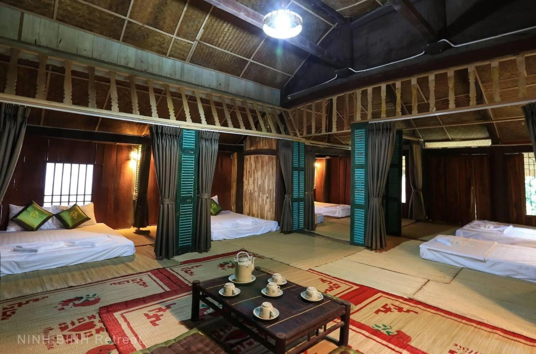 Bed in Ninh Binh Retreat