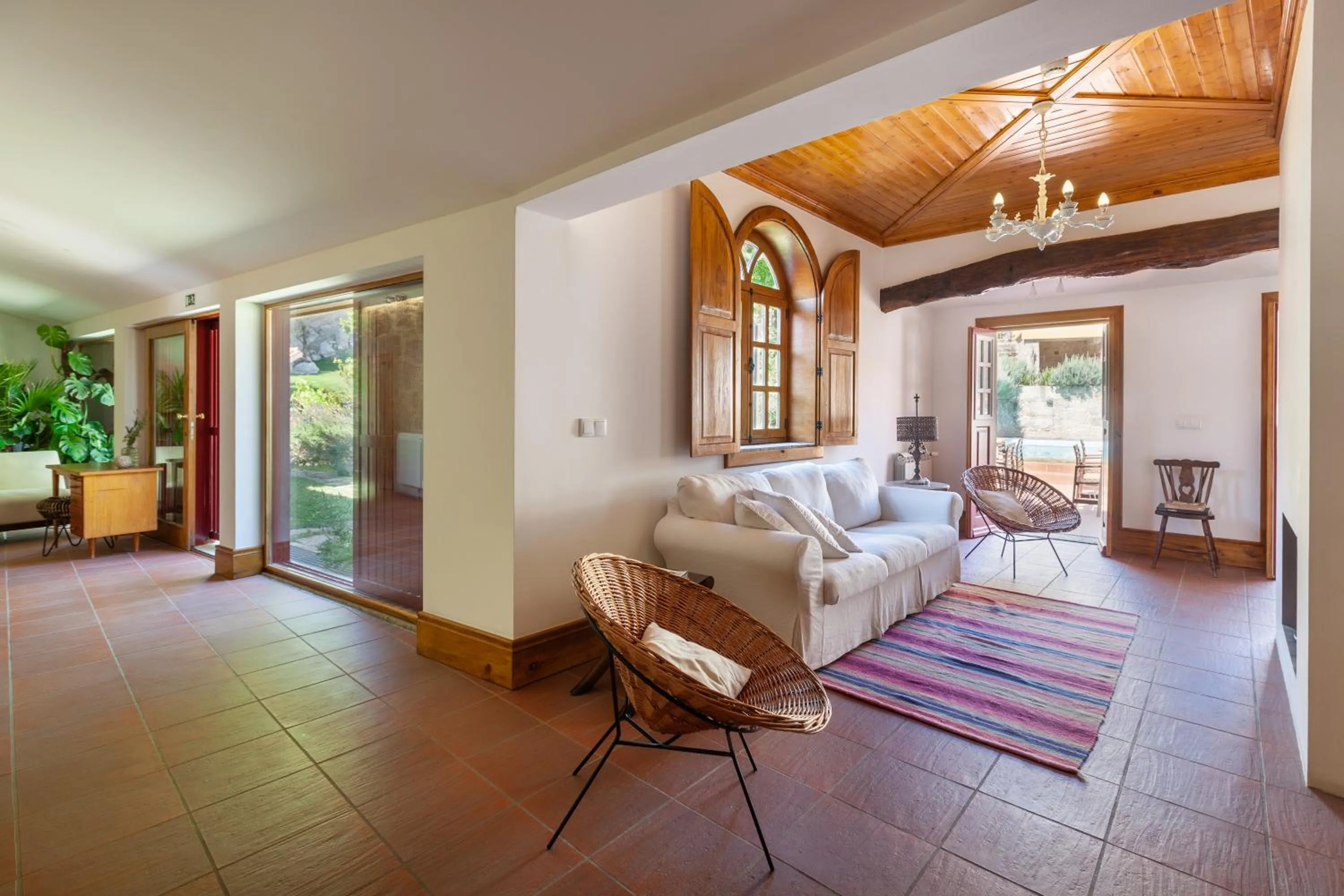 Living room in Casa do Eido - sustainable living & nature experiences Gerês