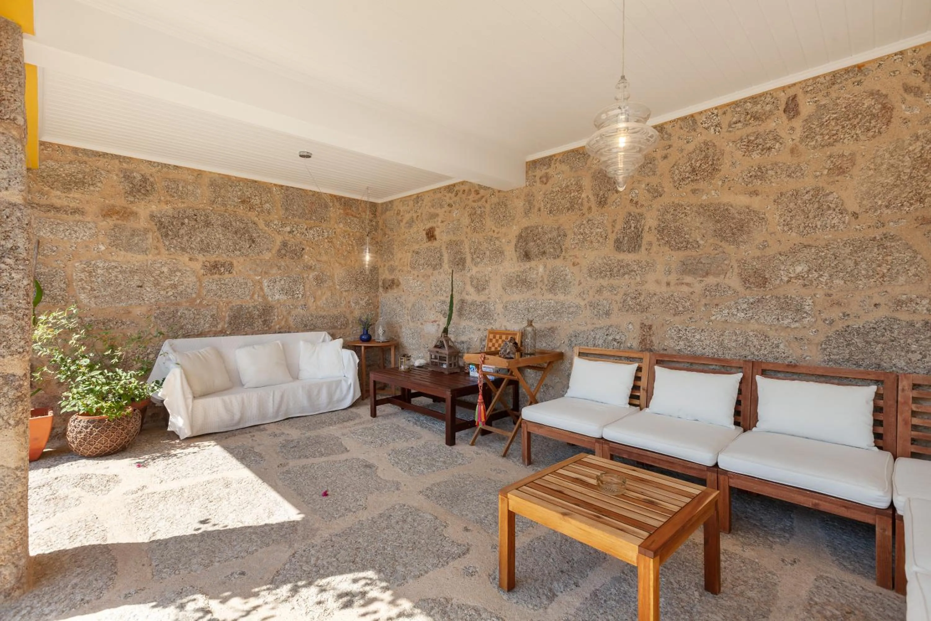 Patio in Casa do Eido - sustainable living & nature experiences Gerês