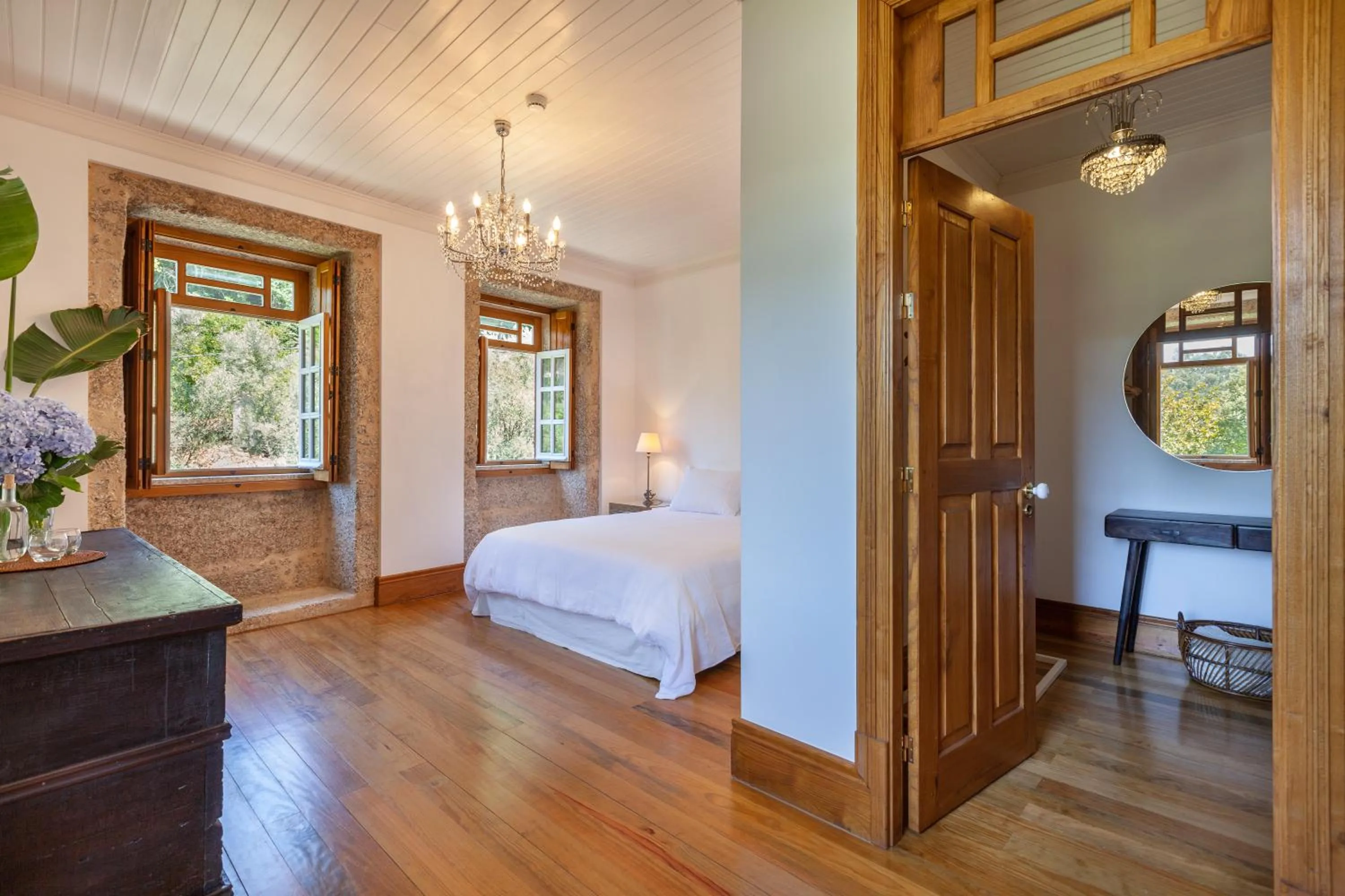 Bedroom, Bed in Casa do Eido - sustainable living & nature experiences Gerês