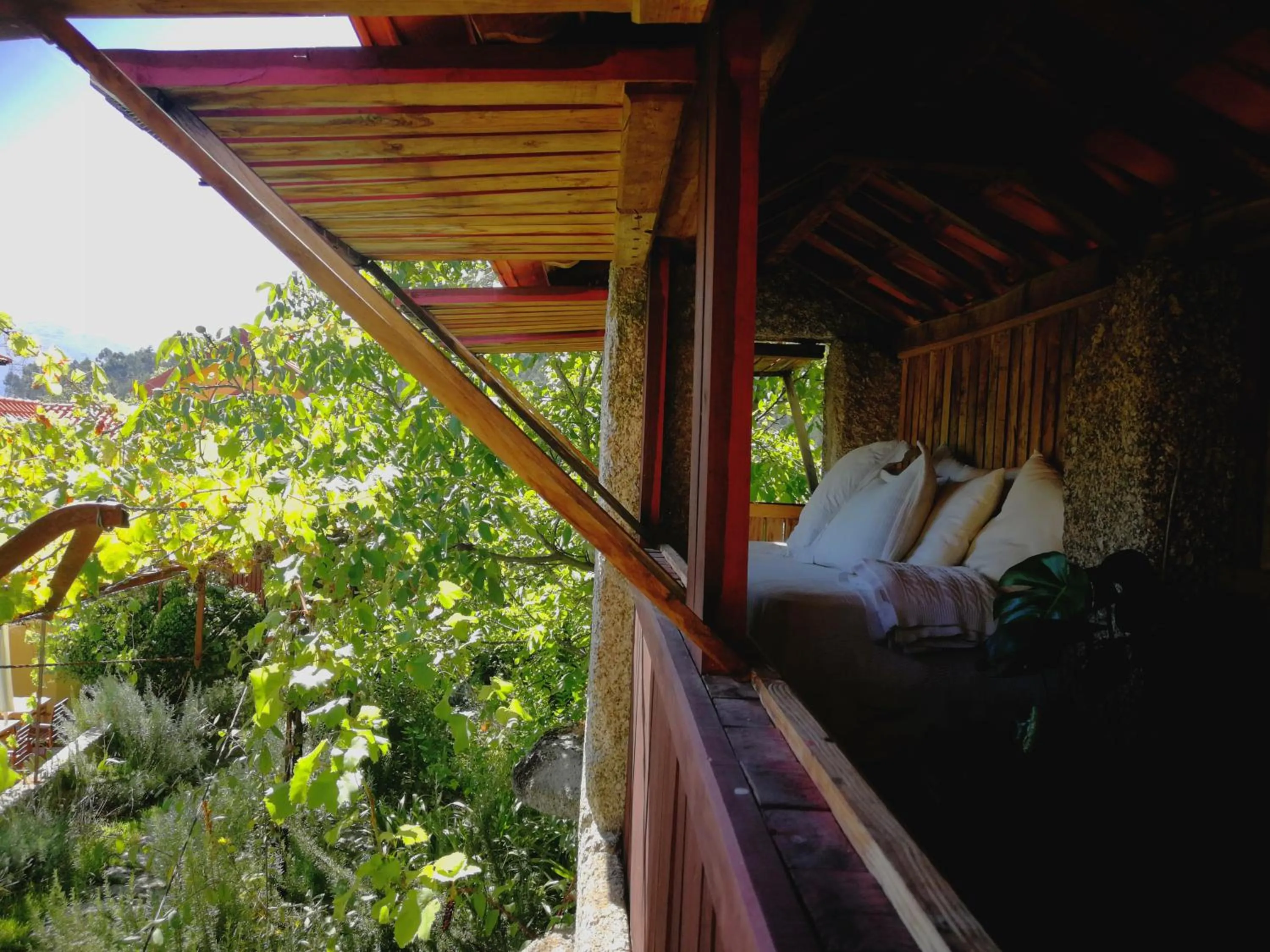 Balcony/Terrace in Casa do Eido - sustainable living & nature experiences Gerês