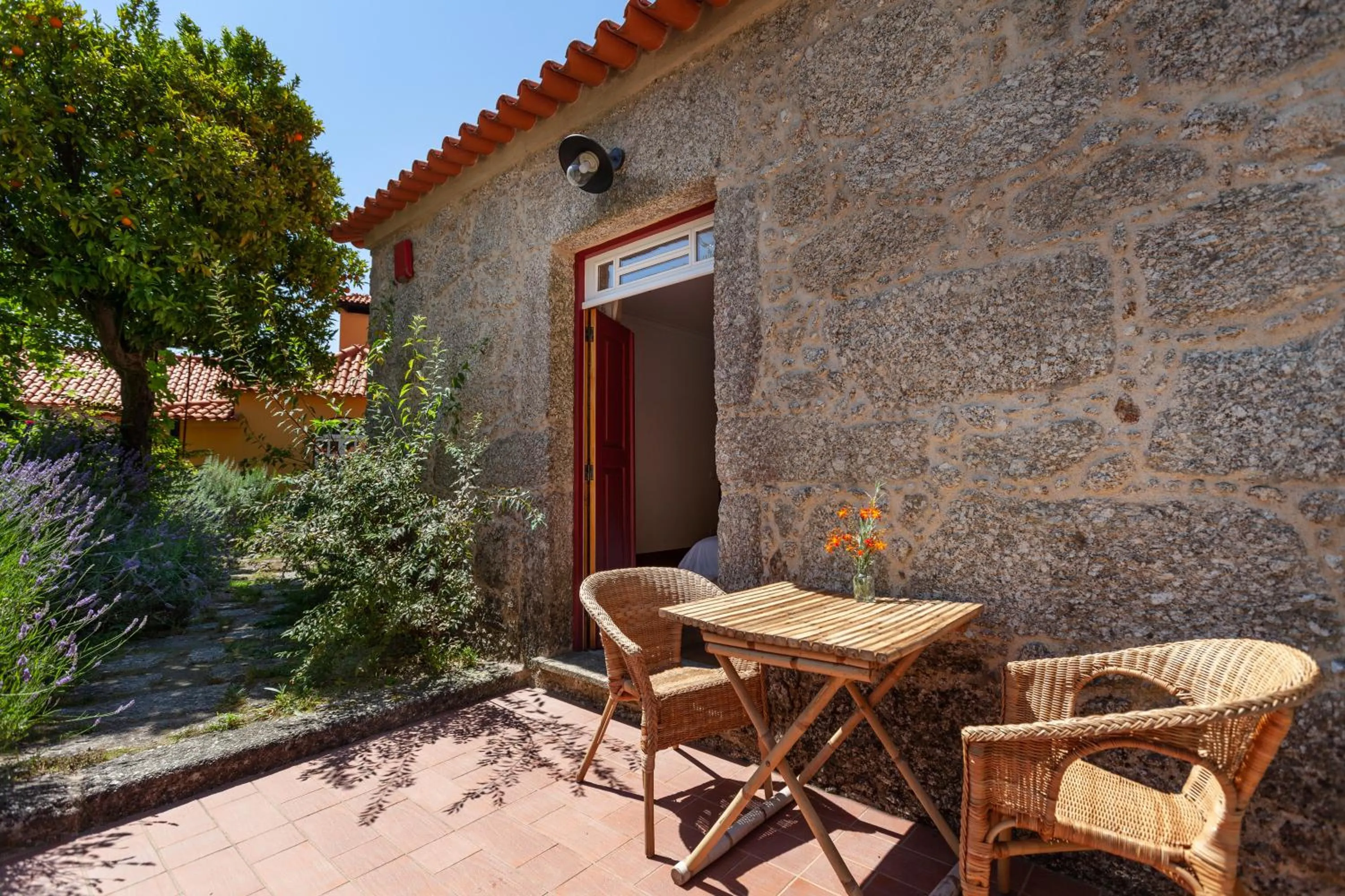 Patio in Casa do Eido - sustainable living & nature experiences Gerês