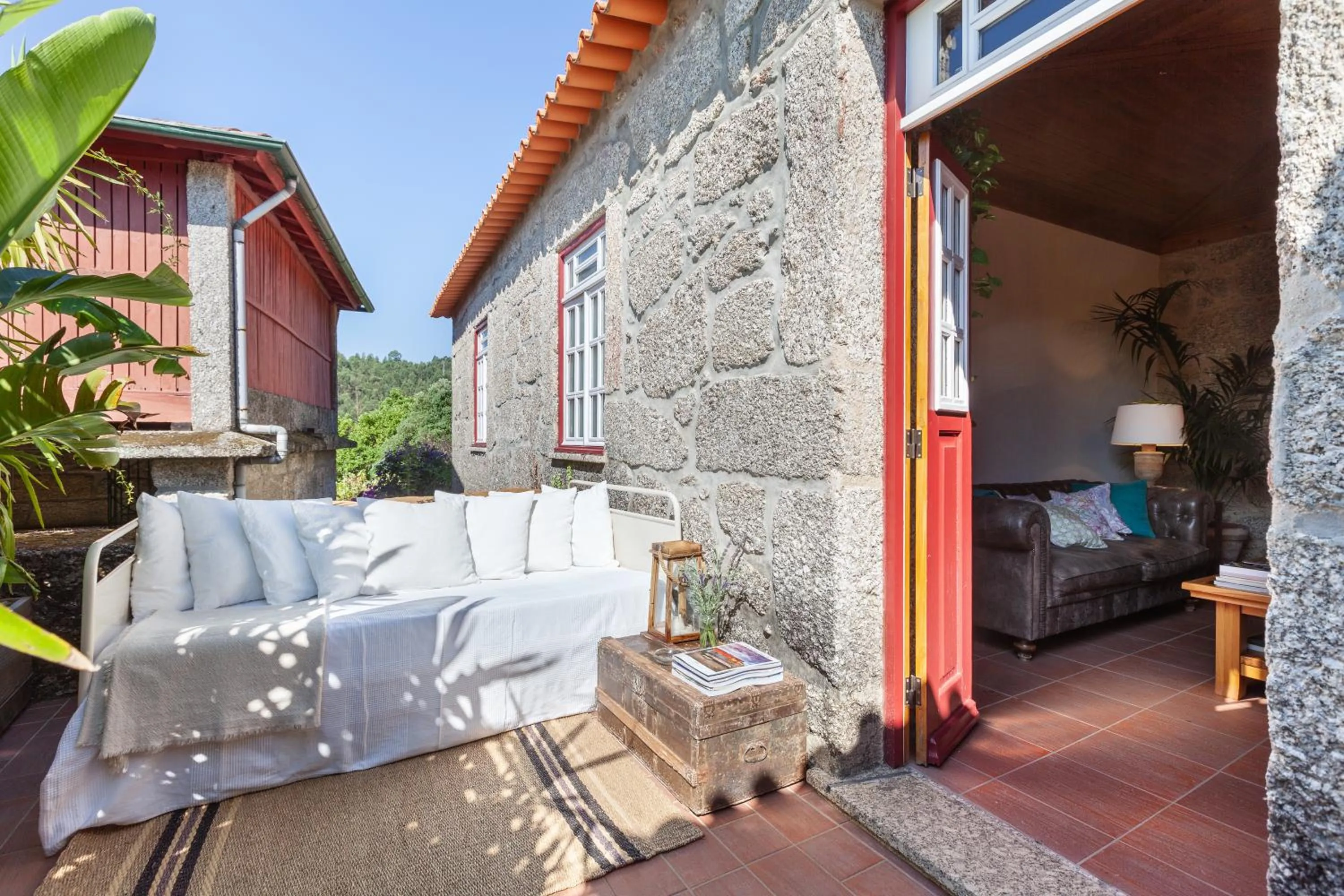 Patio in Casa do Eido - sustainable living & nature experiences Gerês