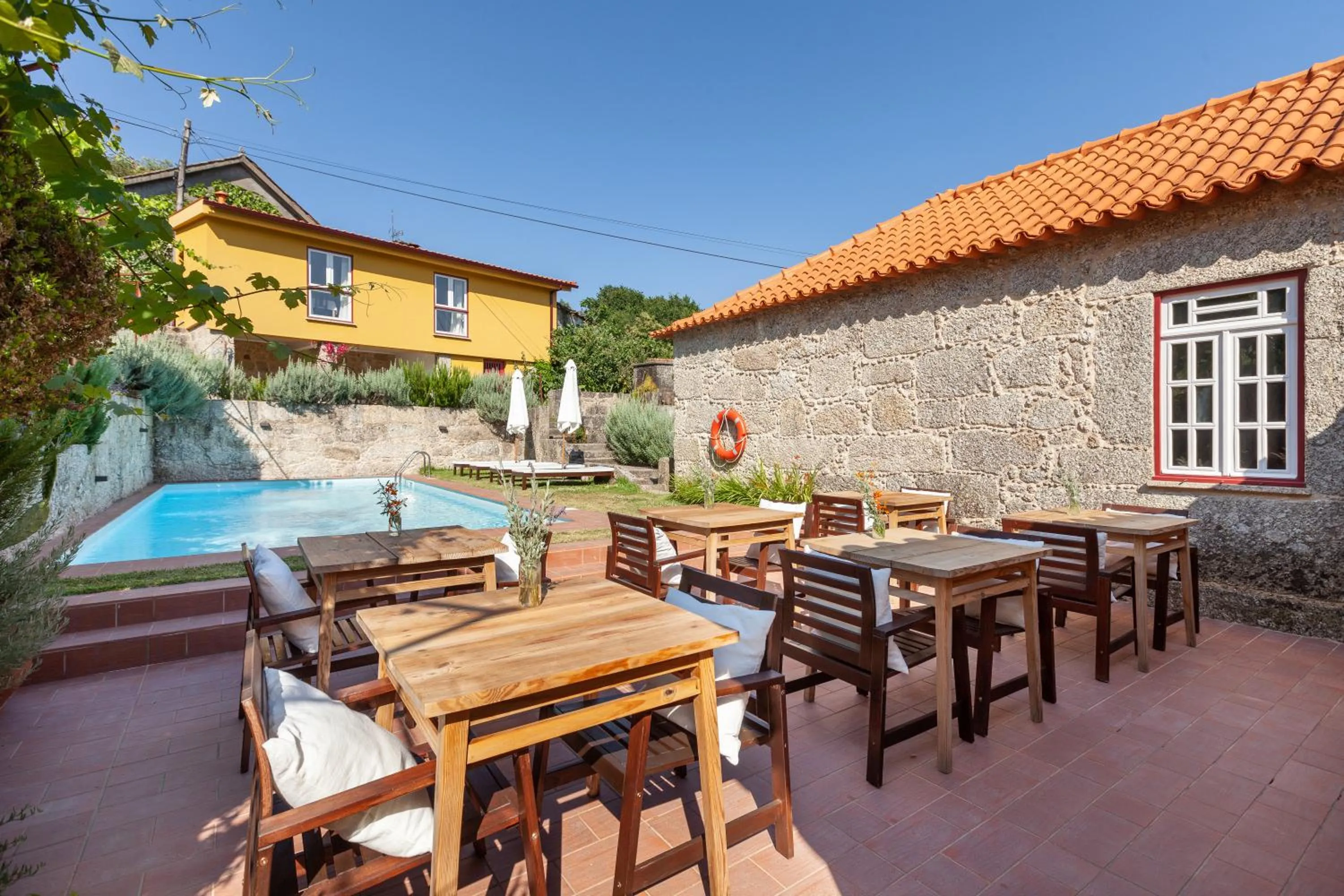 Patio in Casa do Eido - sustainable living & nature experiences Gerês