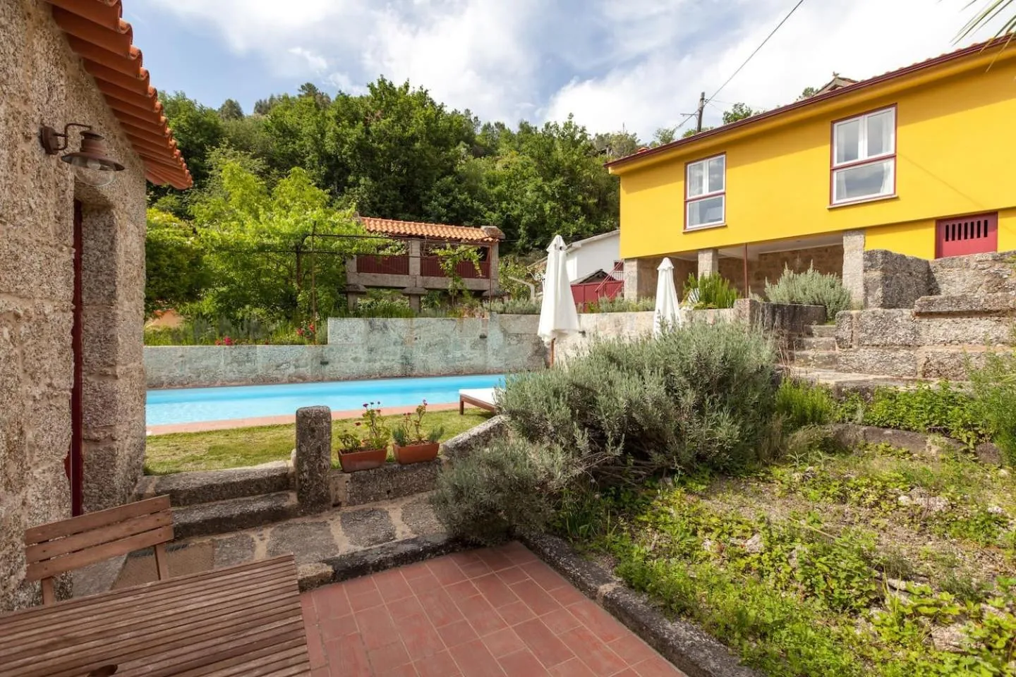 Balcony/Terrace in Casa do Eido - sustainable living & nature experiences Gerês