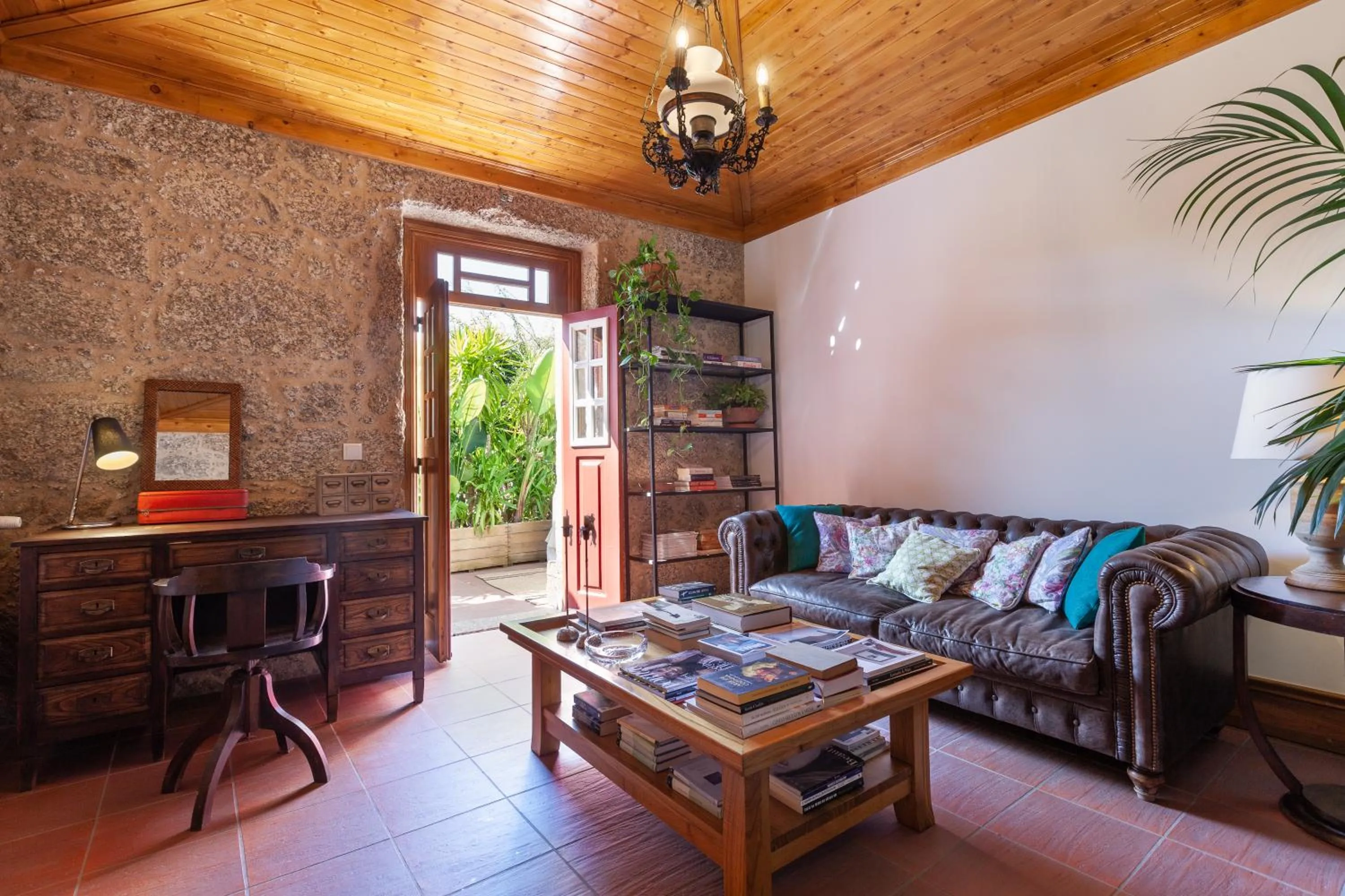 Living room in Casa do Eido - sustainable living & nature experiences Gerês