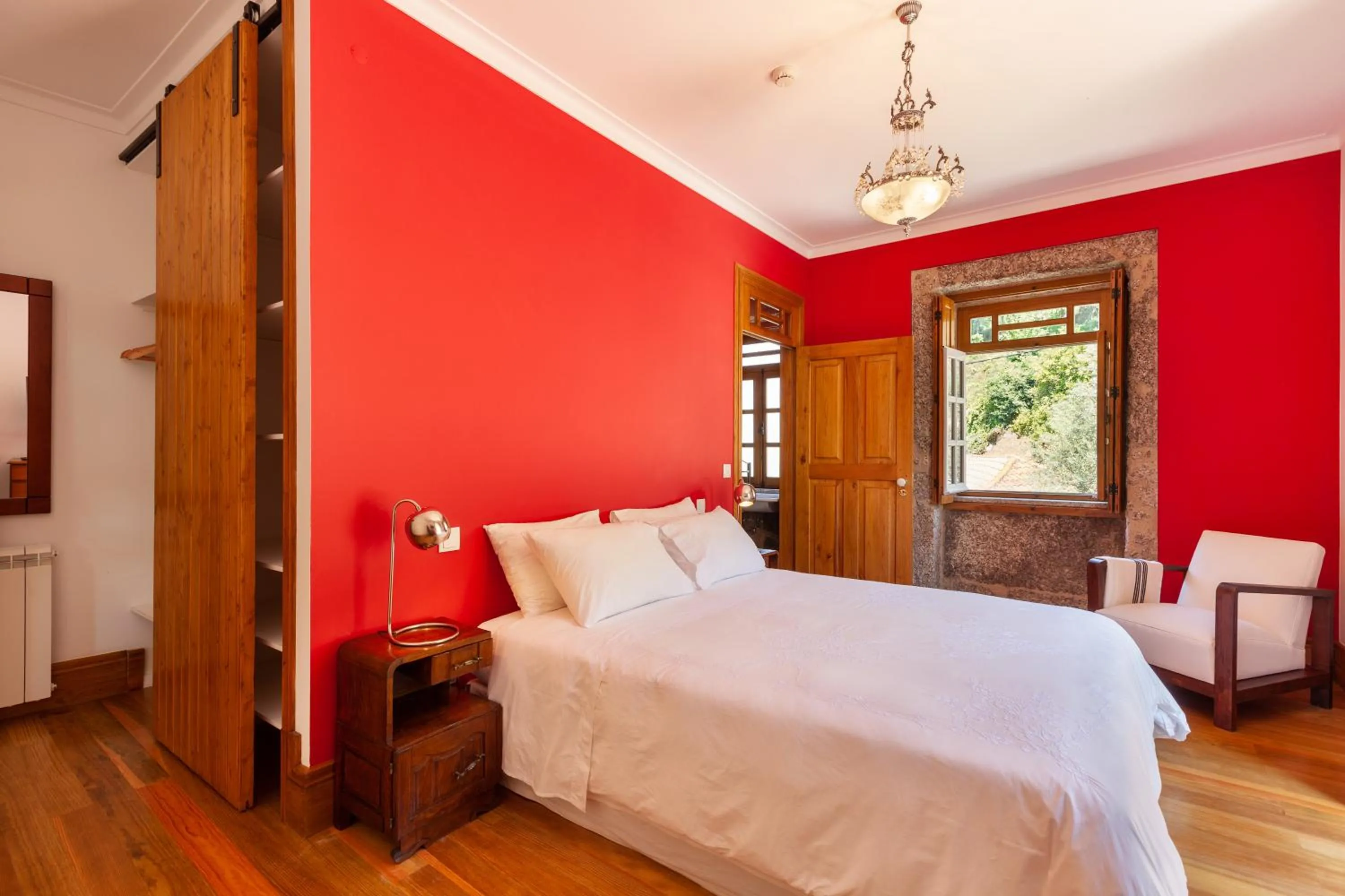 Bedroom, Bed in Casa do Eido - sustainable living & nature experiences Gerês