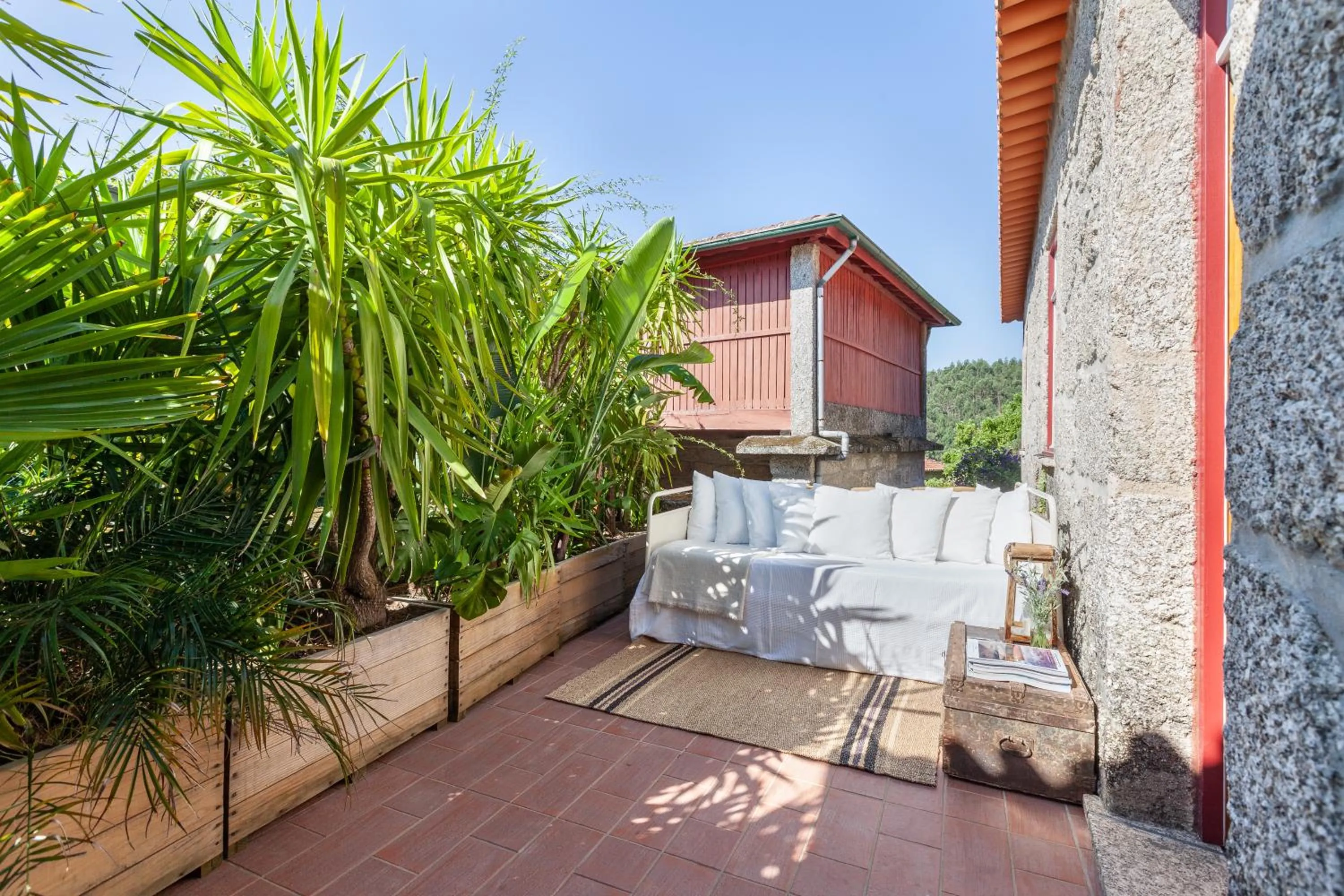 Patio in Casa do Eido - sustainable living & nature experiences Gerês