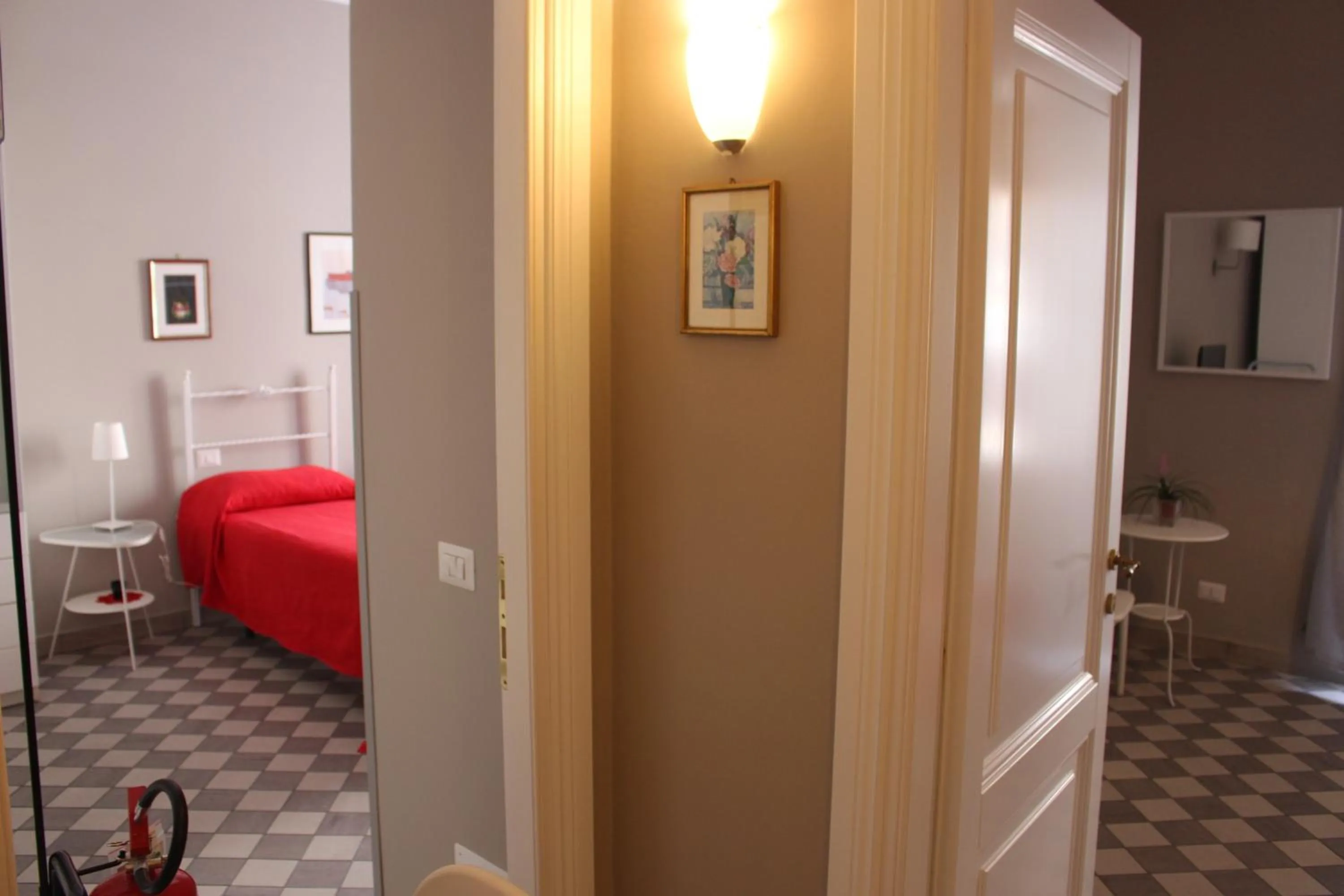 Decorative detail, Bed in Le Stanze di Pietro