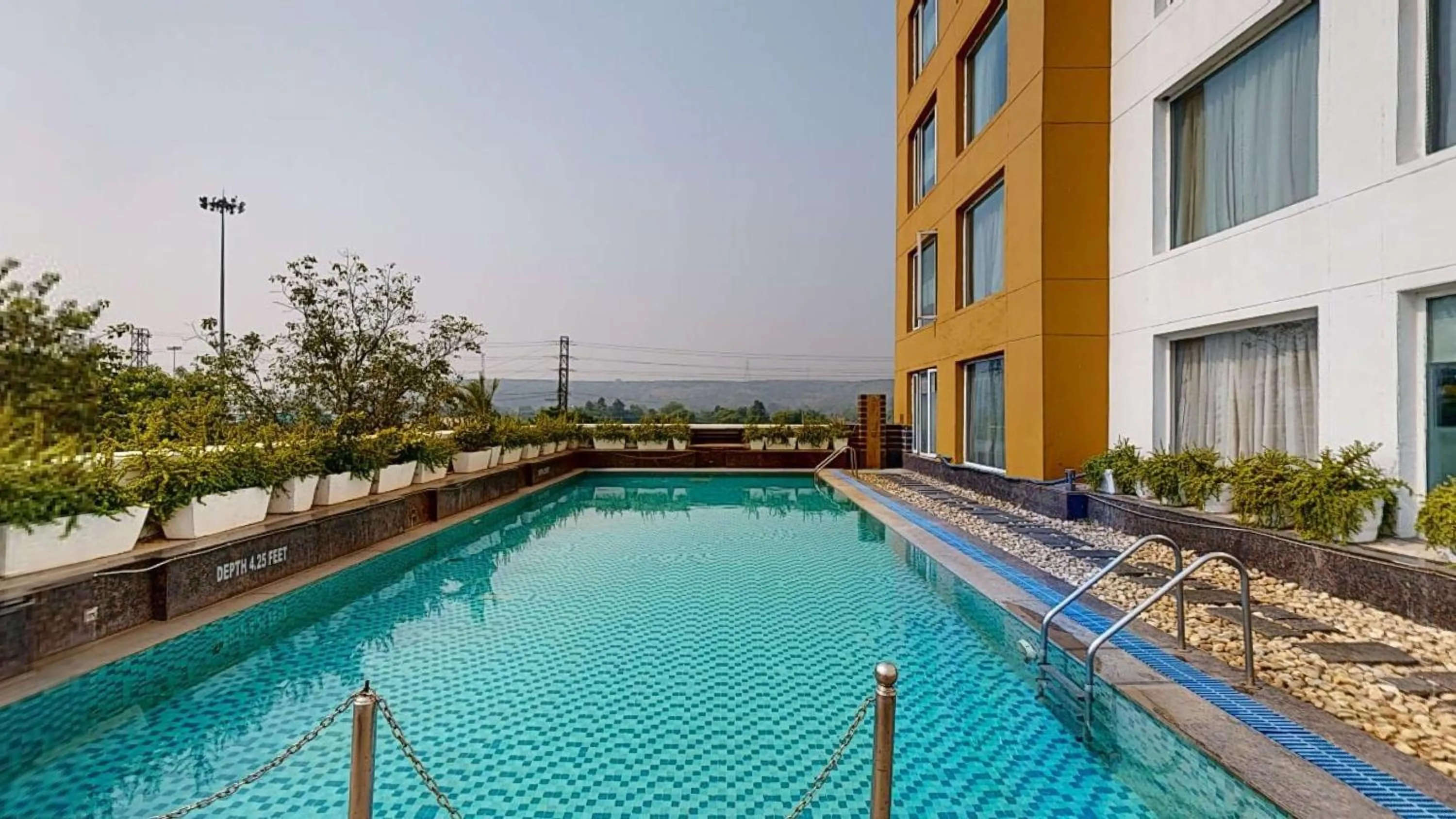 Pool view in Country Inn & Suites by Radisson, Gurugram Sohna Road