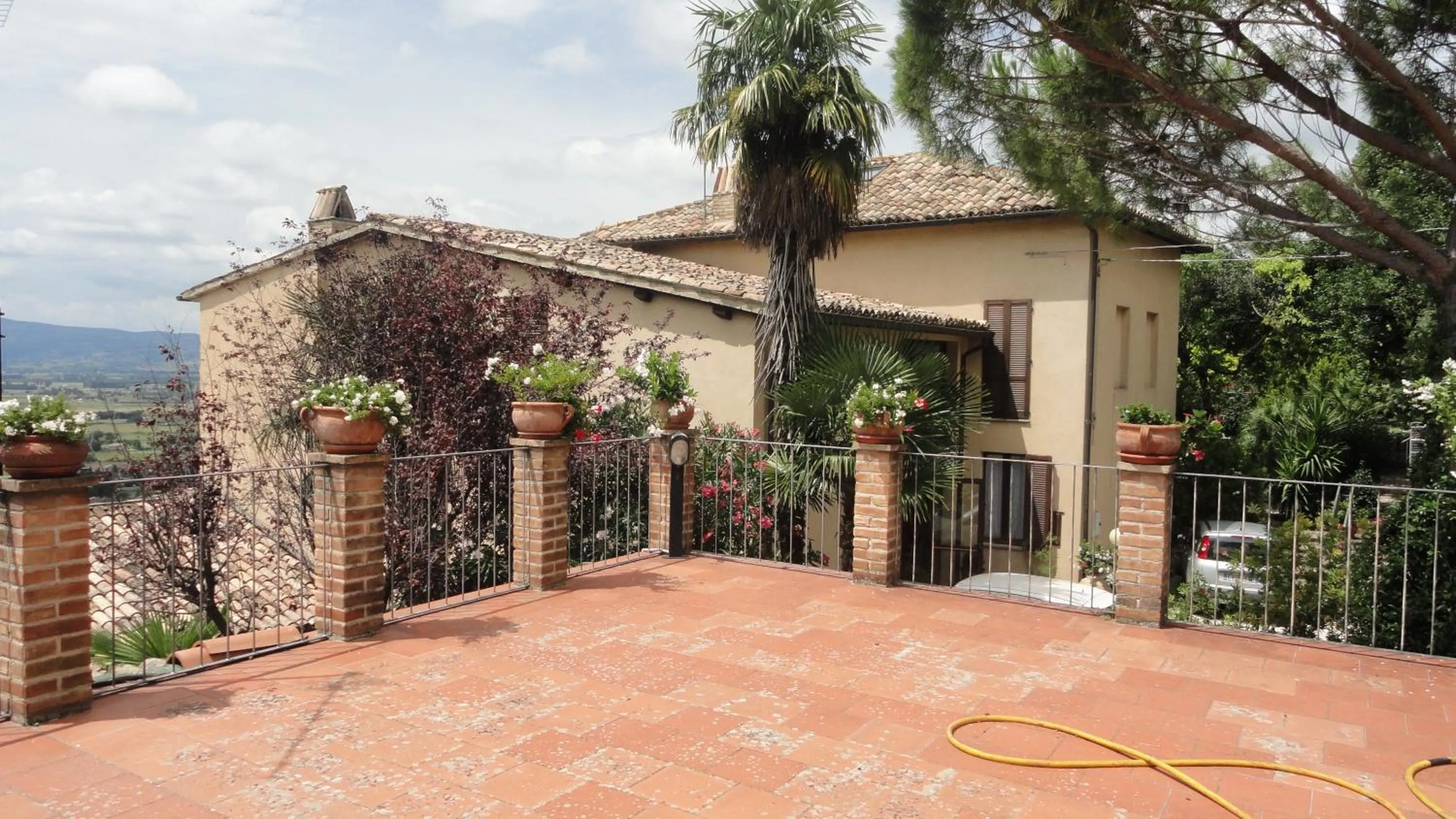 Balcony/Terrace in La Terrazza di Spello