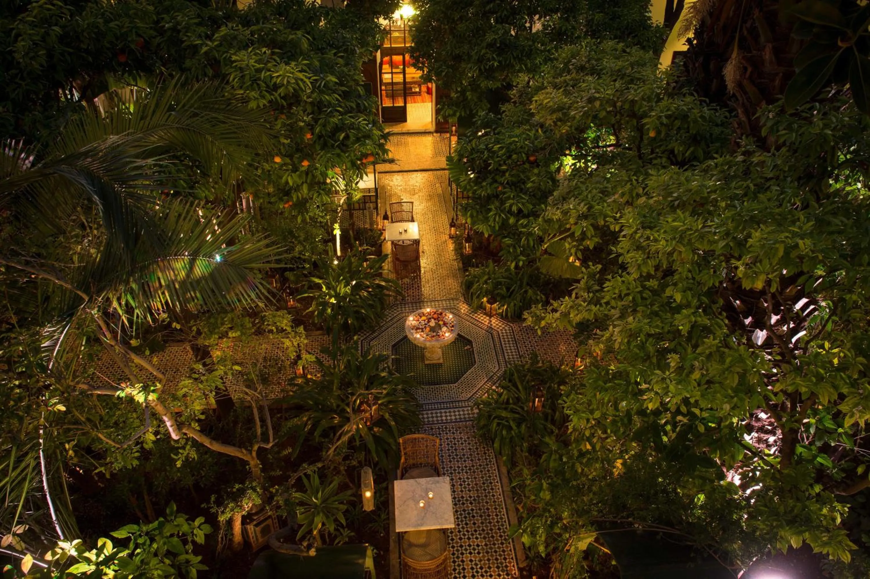 Garden in Palais Riad Lamrani