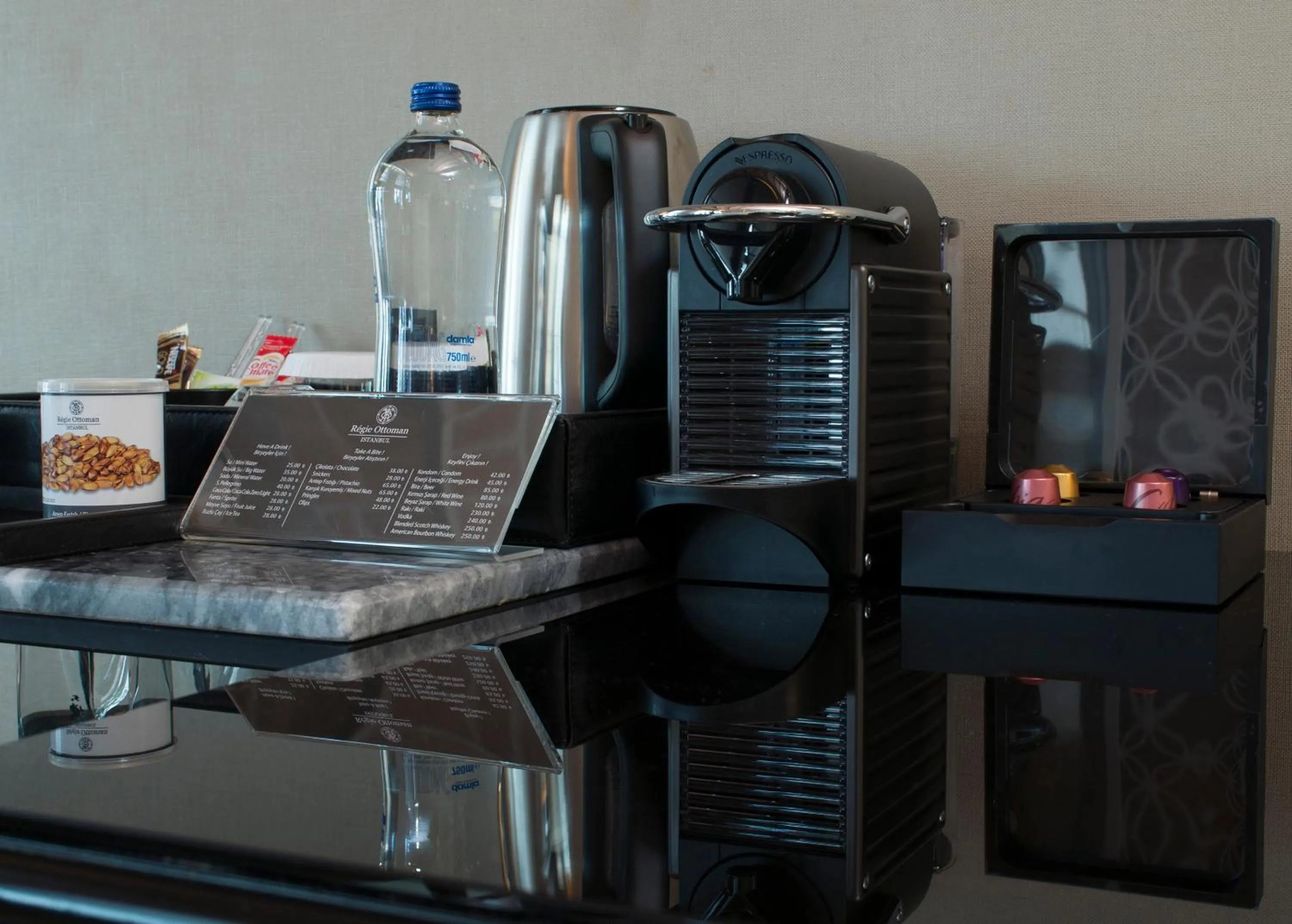 Coffee/tea facilities in Régie Ottoman Istanbul - Special Category