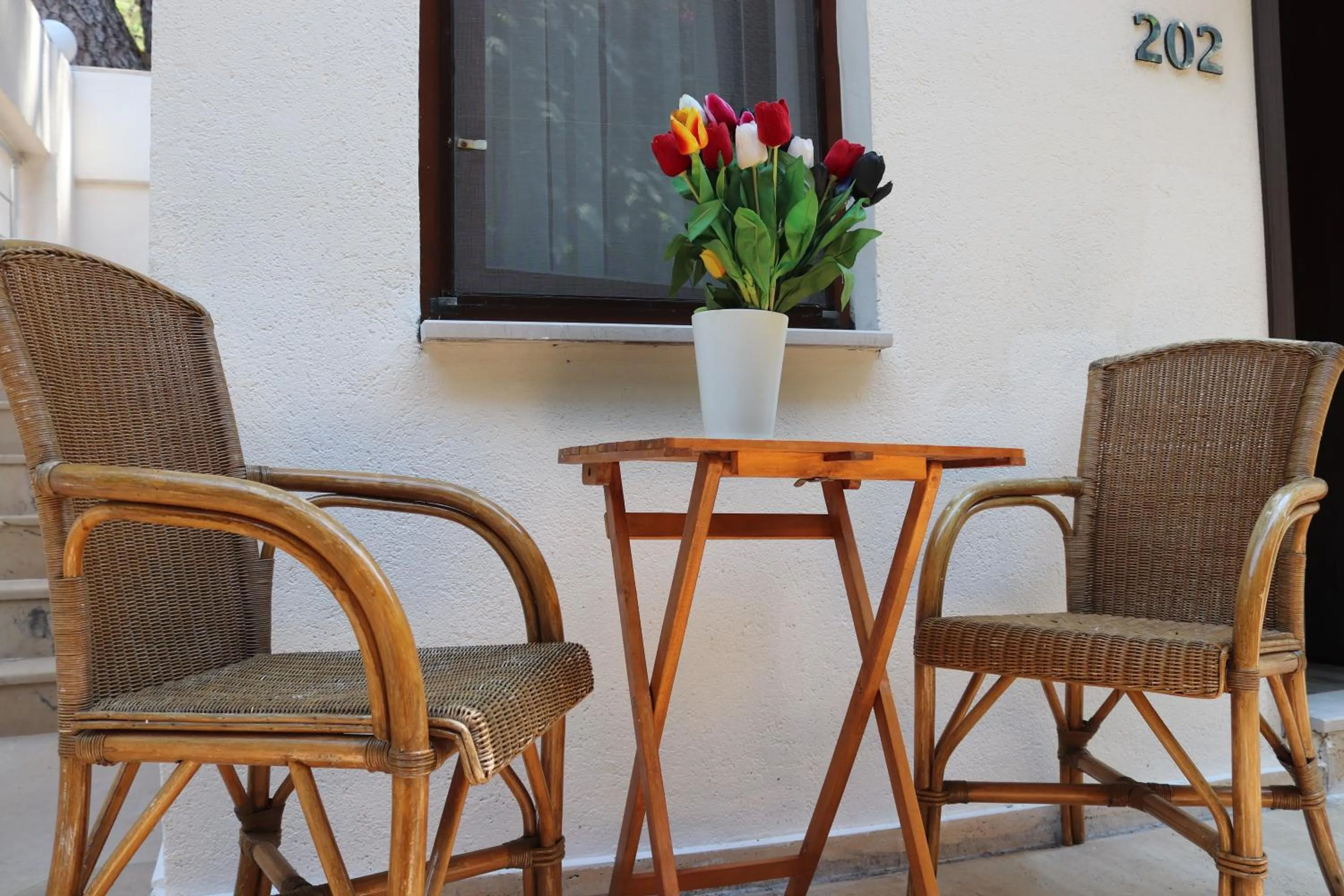 Patio in Eden Pyara Hotel Turunc