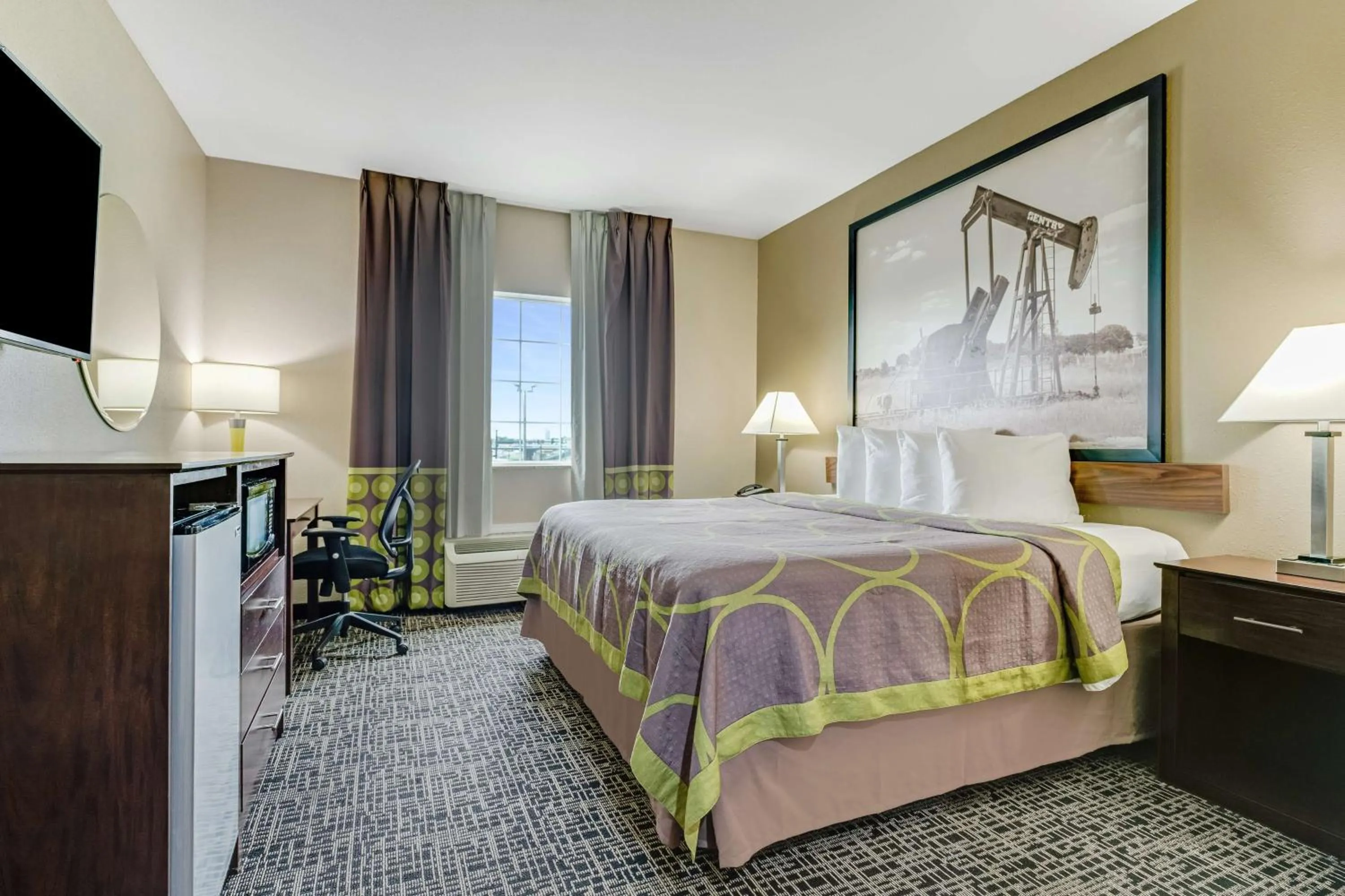 Bedroom, Bed in SureStay Plus Hotel by Best Western Owasso Tulsa North