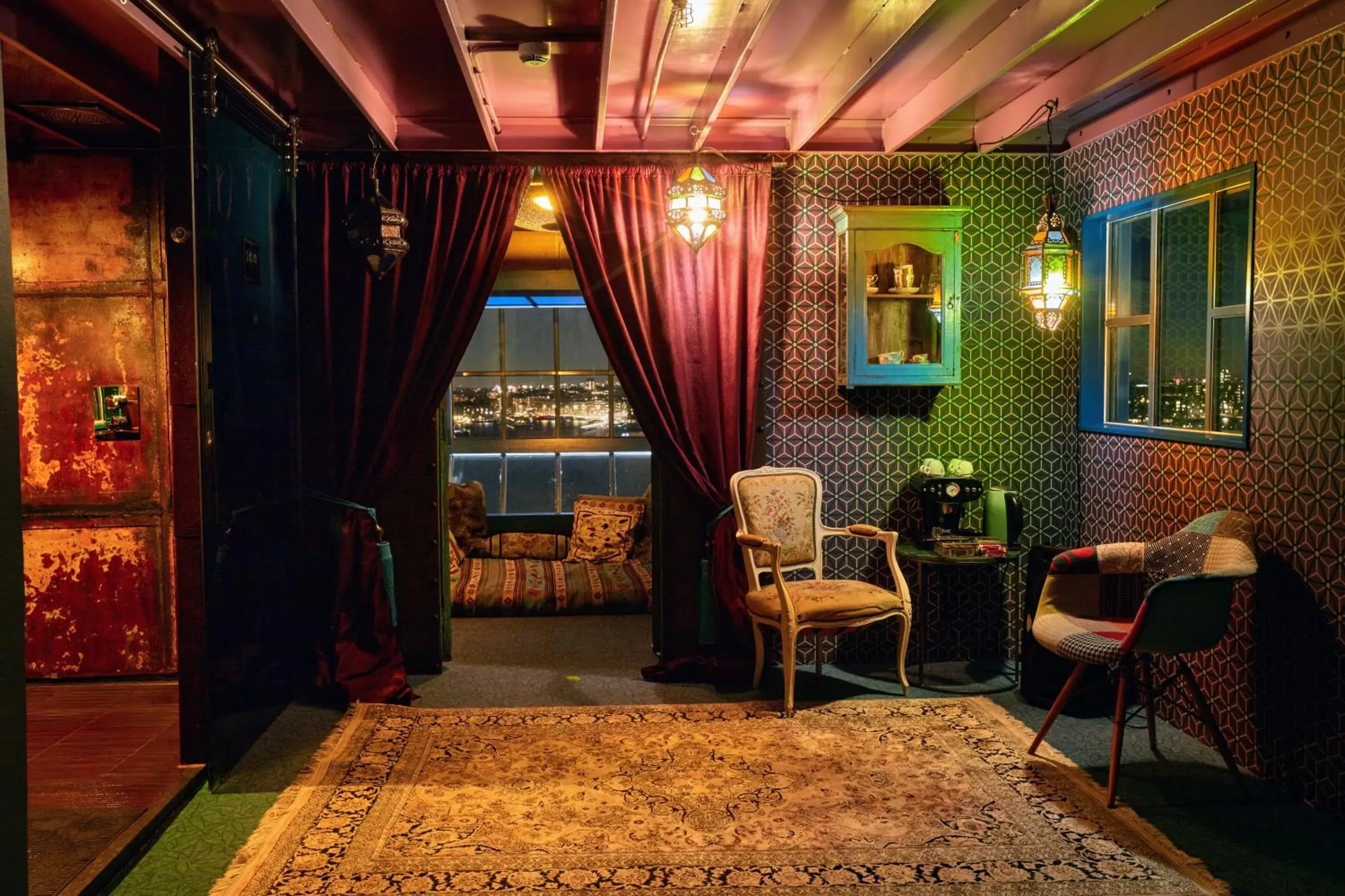 Living room in Crane Hotel Faralda Living room in Crane Hotel Faralda