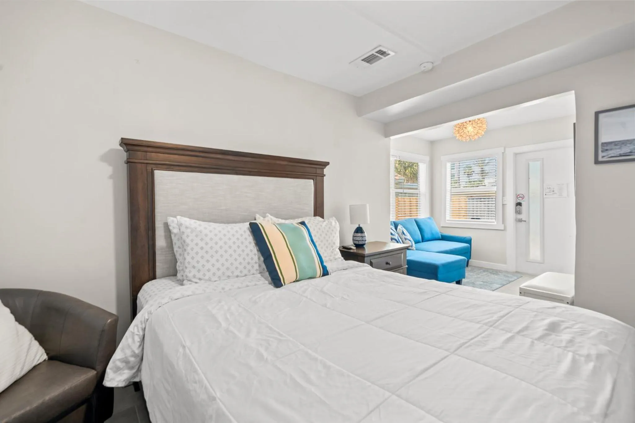 Bed in The Banana River Resort